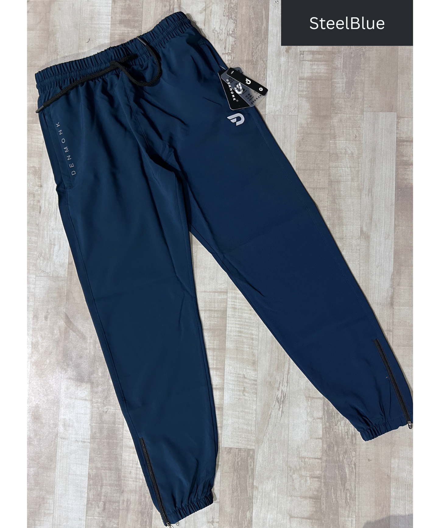 Imported NS Parachute Lycra TrackPant/ Lower (15% Lycra 145 GSM) Ankle Zipped