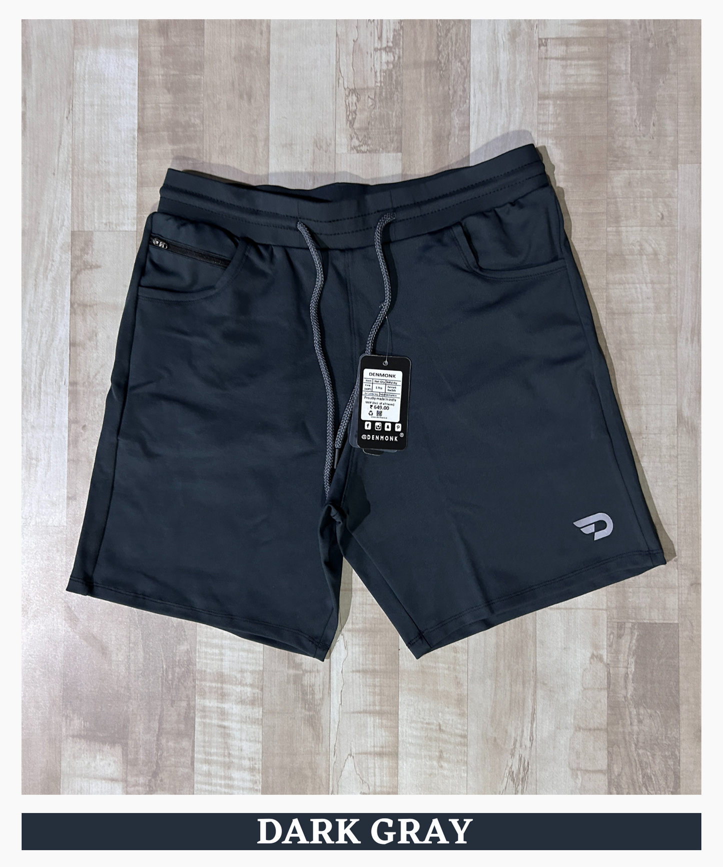 Stretch Performance Shorts - Imported 4way Taiwan Lycra (GSM 260)