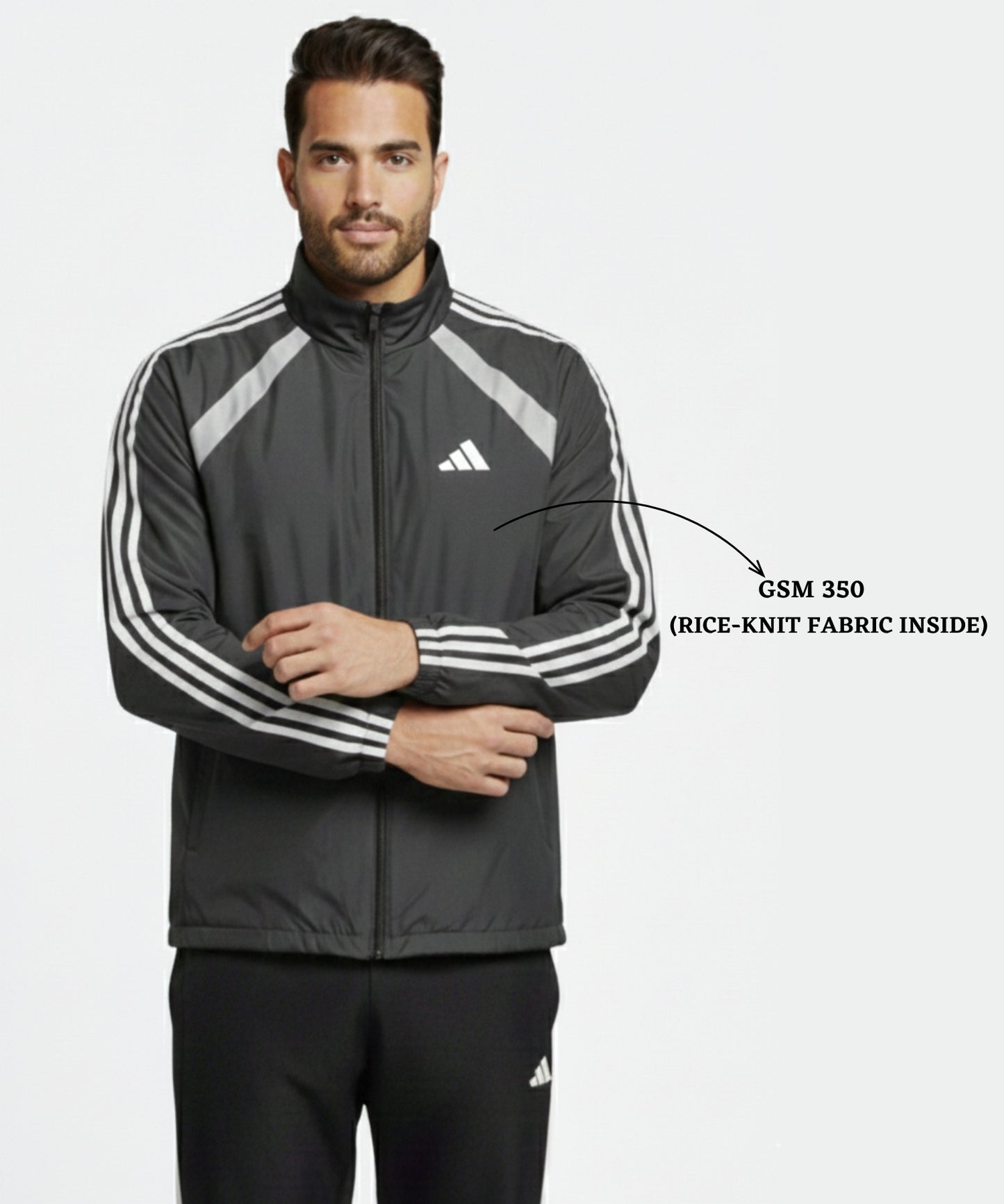 Imported Premium Quality TPU Windcheater (GSM 350, Rice-knit fabric inside )