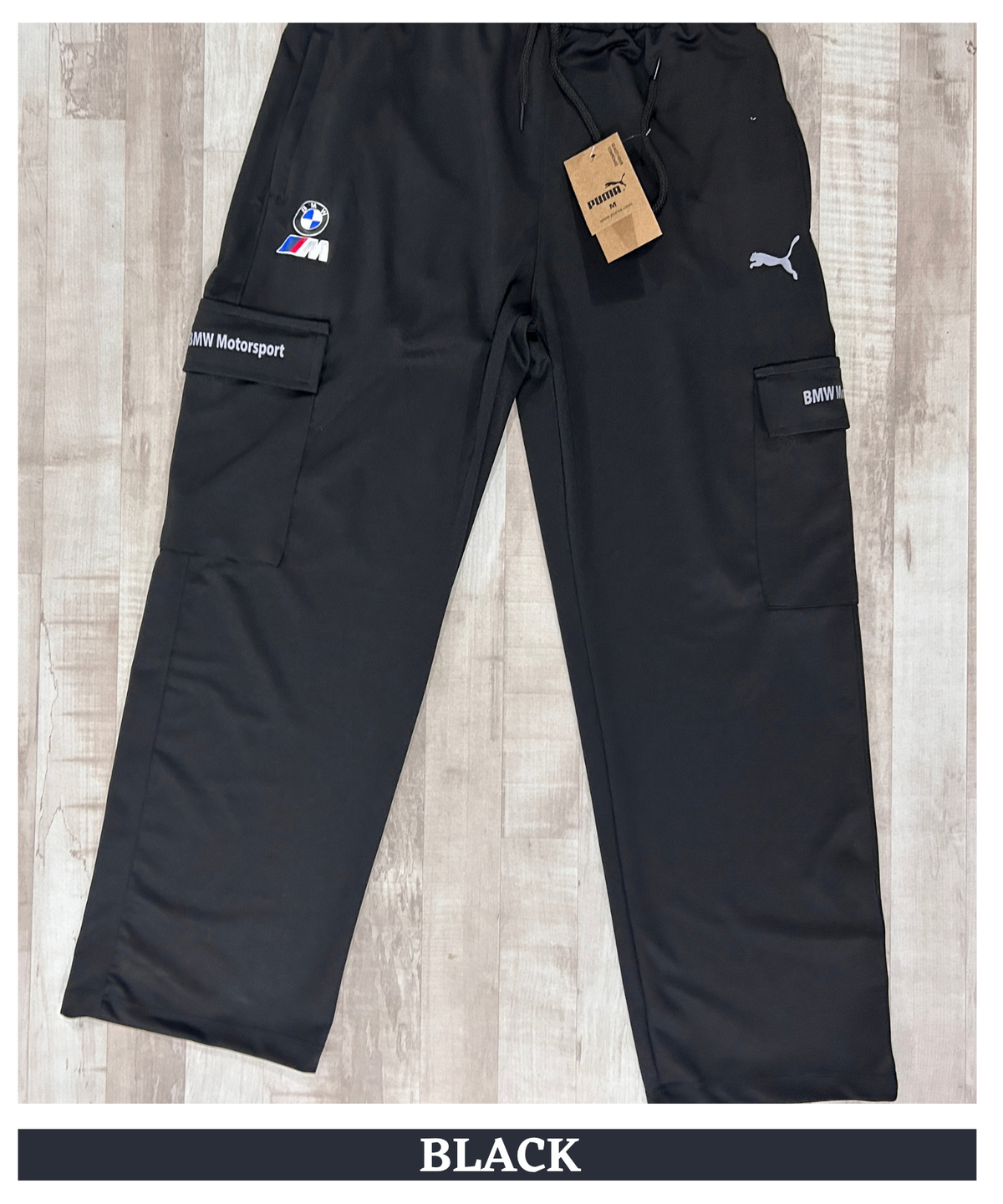 Imported Poly Cotton Lycra TrackPant with Flap Pockets | Dual Branding Logo | GSM 250 | Straight Fit