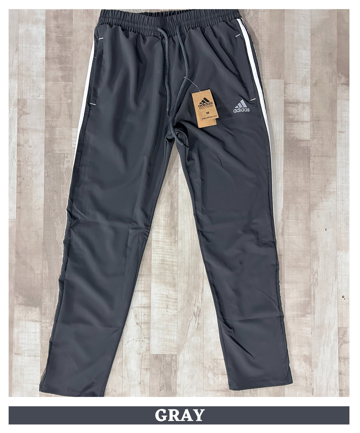 Imported Ns Parachute Lycra Lower (15% Lycra 145 GSM)| 3 strip Design