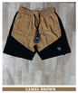 2-in-1 Colorblock Training Shorts - Imported Ns Parachute Lycra Shorts (15% Lycra 130)
