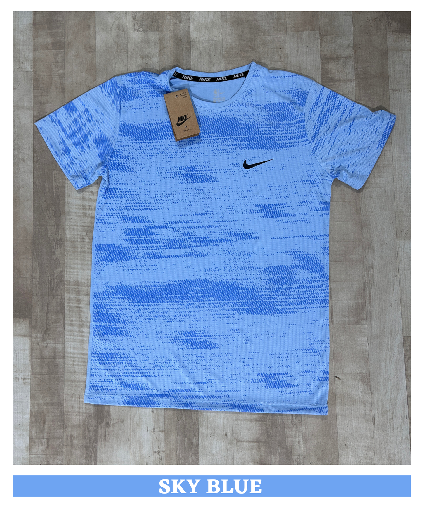 Imported Reebok Knit Lycra T-Shirt (GSM 180)- Printed Design