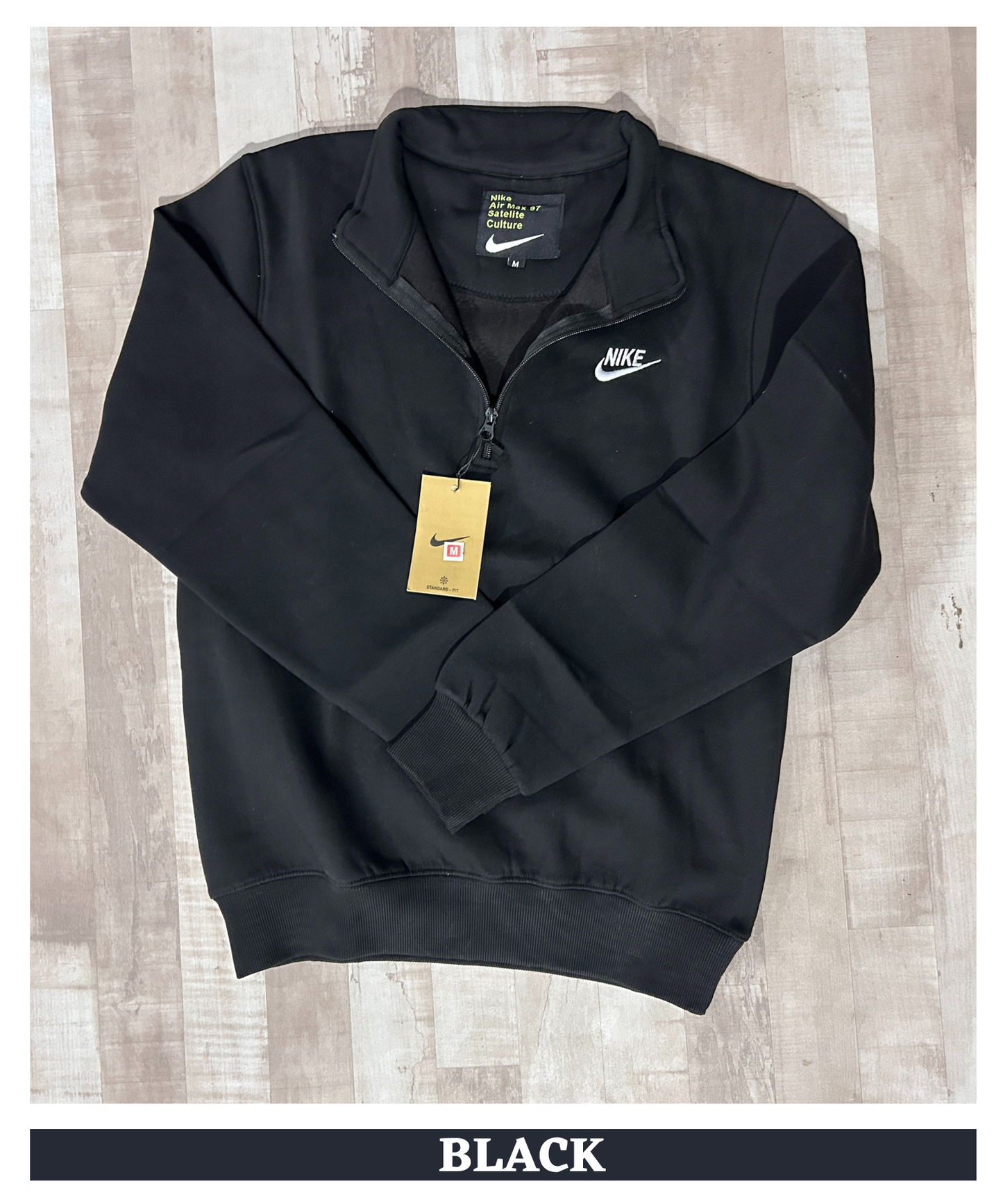 Premium Quality 100% Cotton Fleece Half Zipper SweatShirt ( 325 GSM)