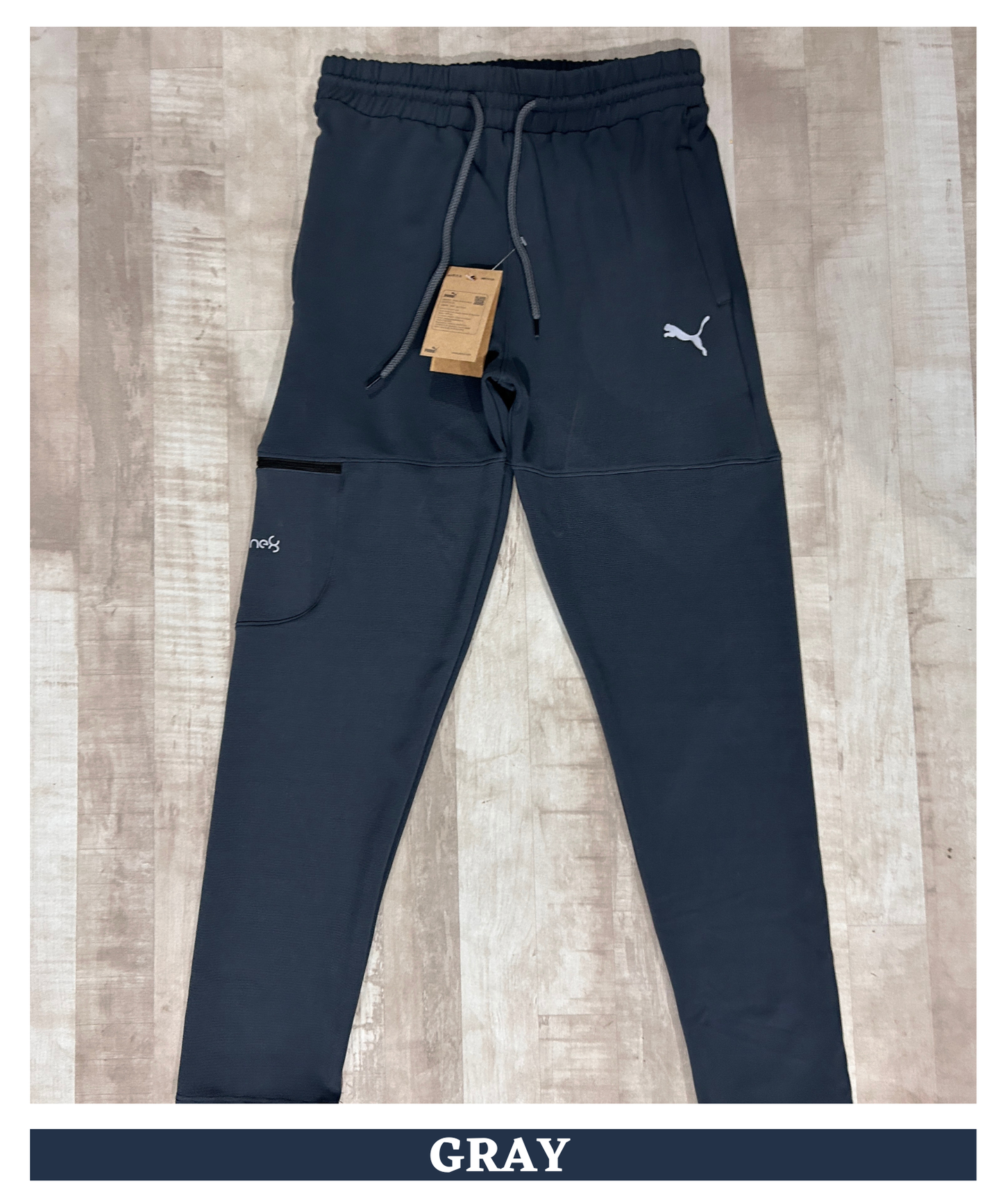 Imported Dobby Lycra Trackpant (GSM 250) | Knee Zip Pocket
