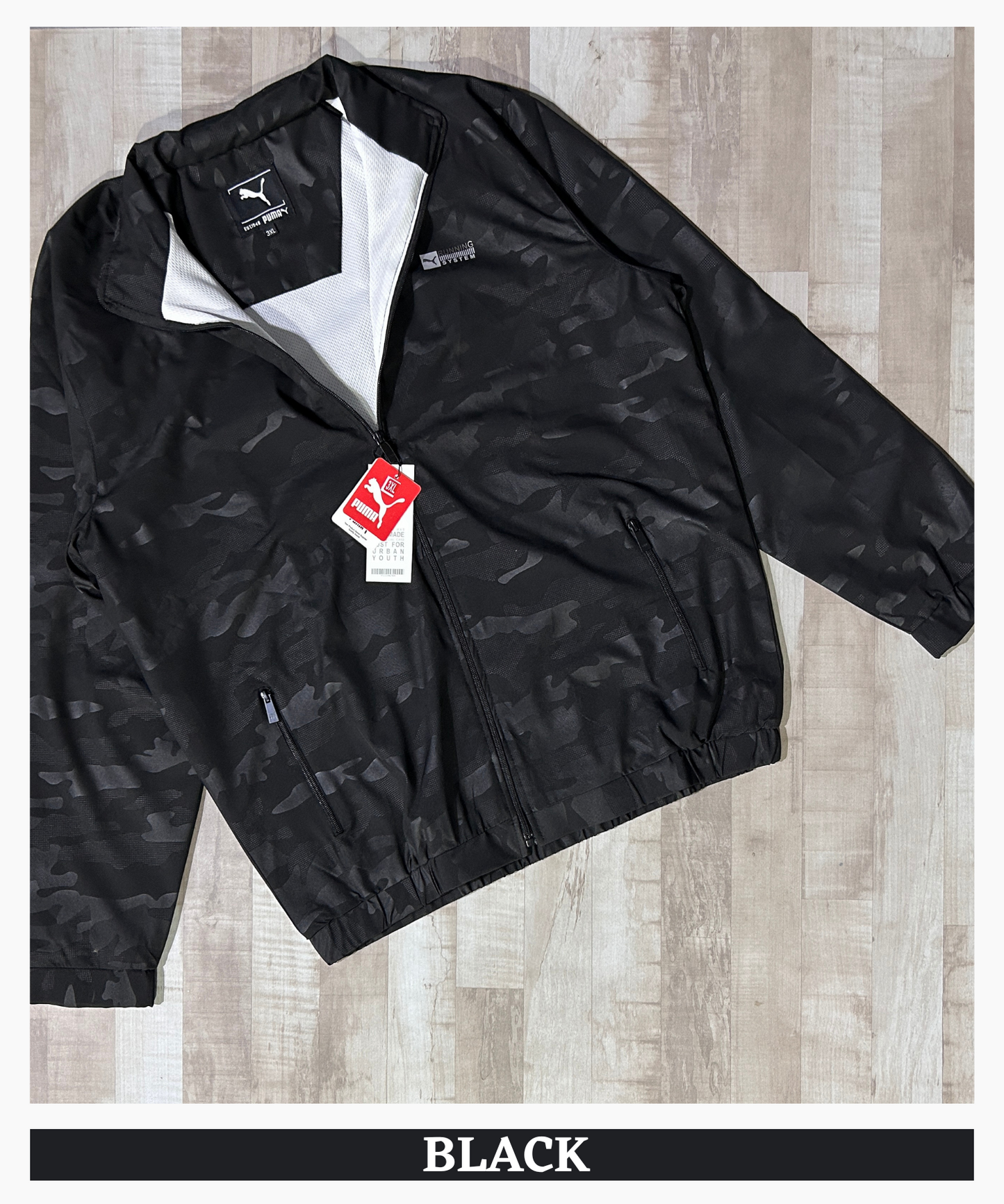 Imported Premium Quality Camo Cotton Plus Size Windcheater Jackets (GSM 350)