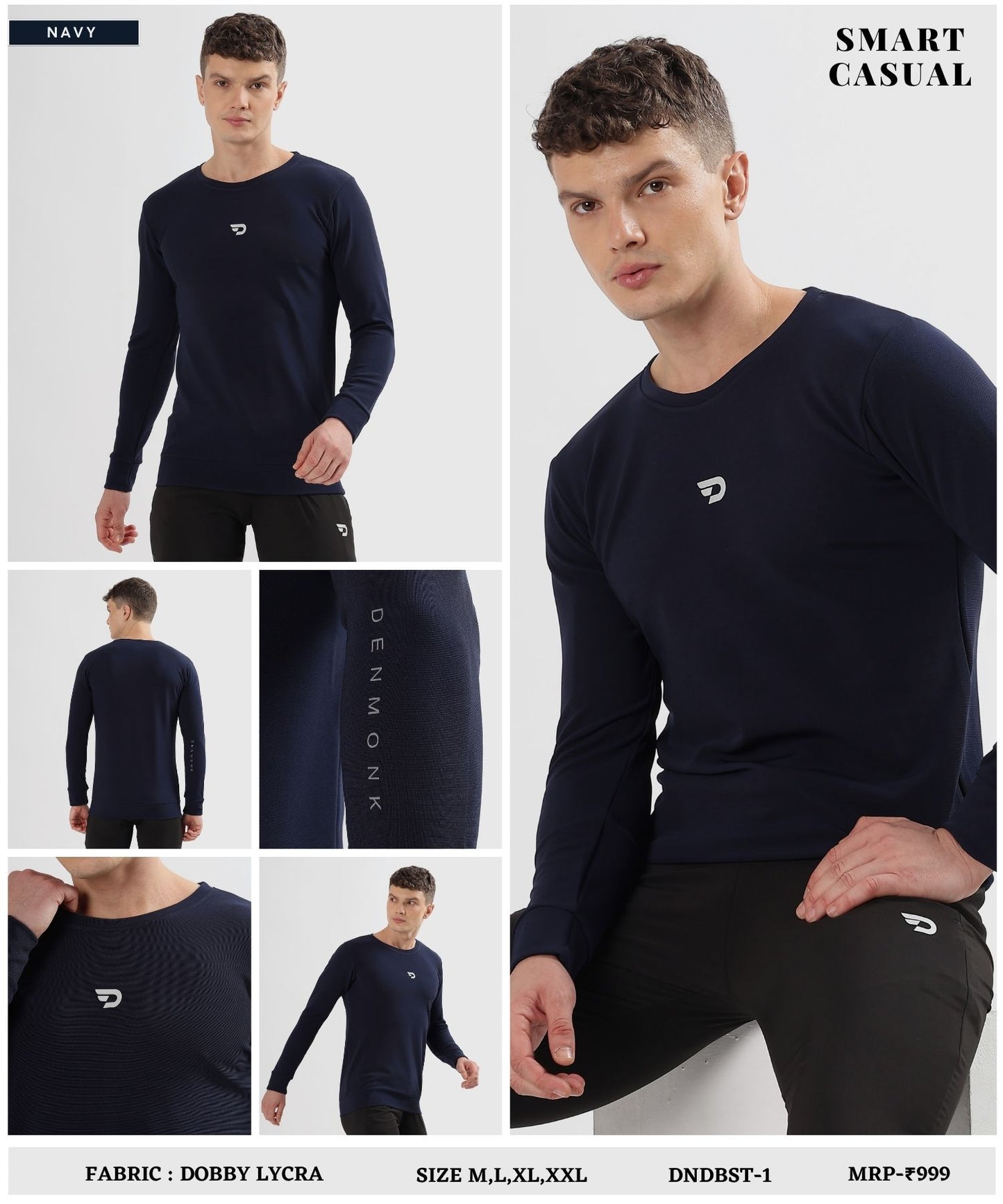 Move Light Sweatshirt - Imported Dobby Lycra  (GSM 280)