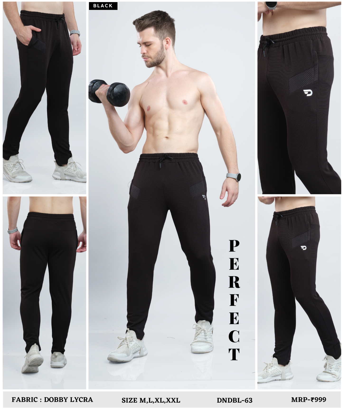 Flex trackpant - Imported Dobby Lycra (GSM 280)