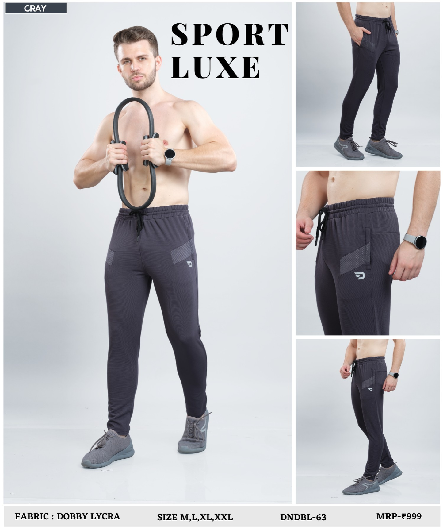 Flex trackpant - Imported Dobby Lycra (GSM 280)