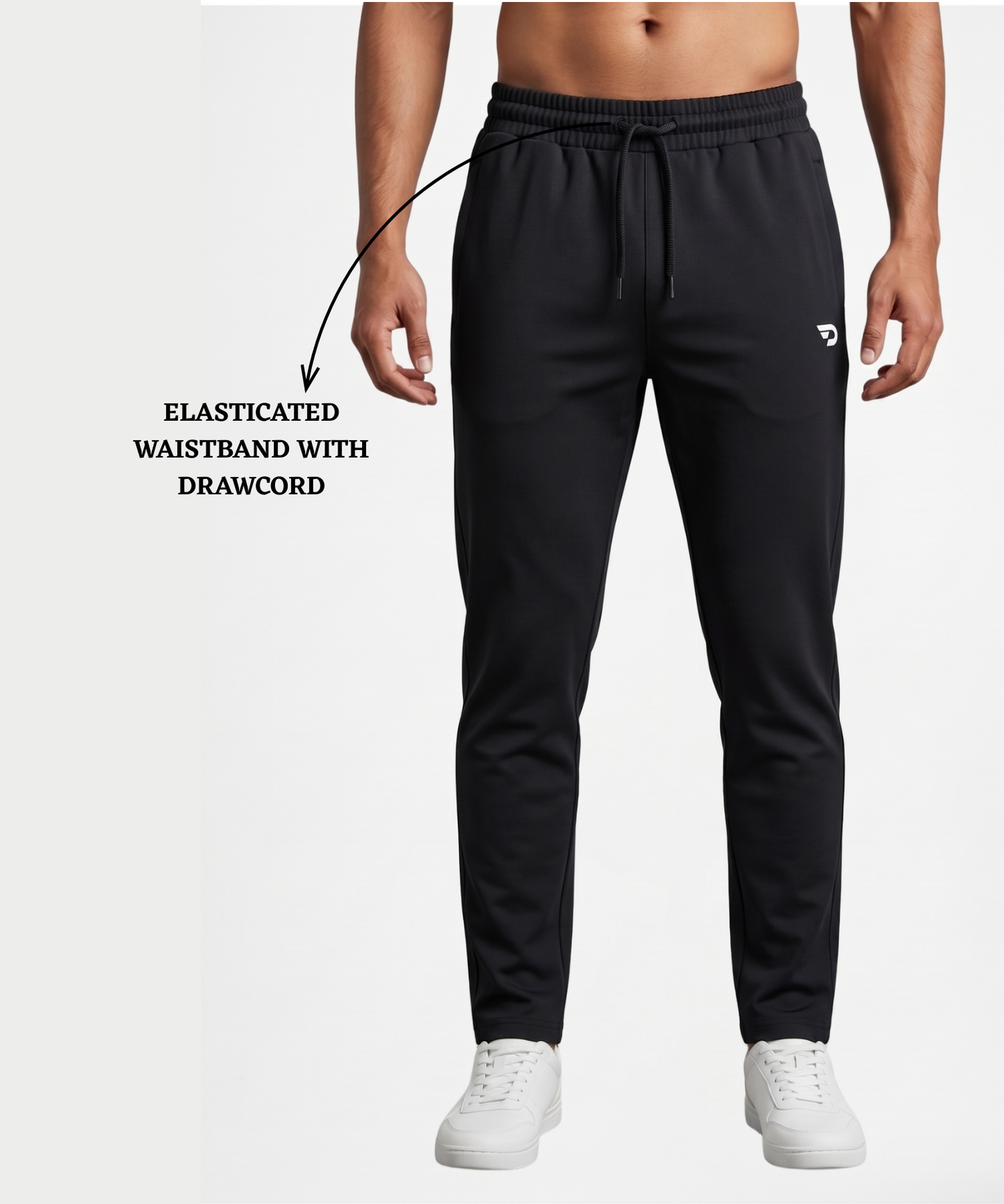 Imported Dobby Lycra Trackpants (GSM 280)| With Back Pocket