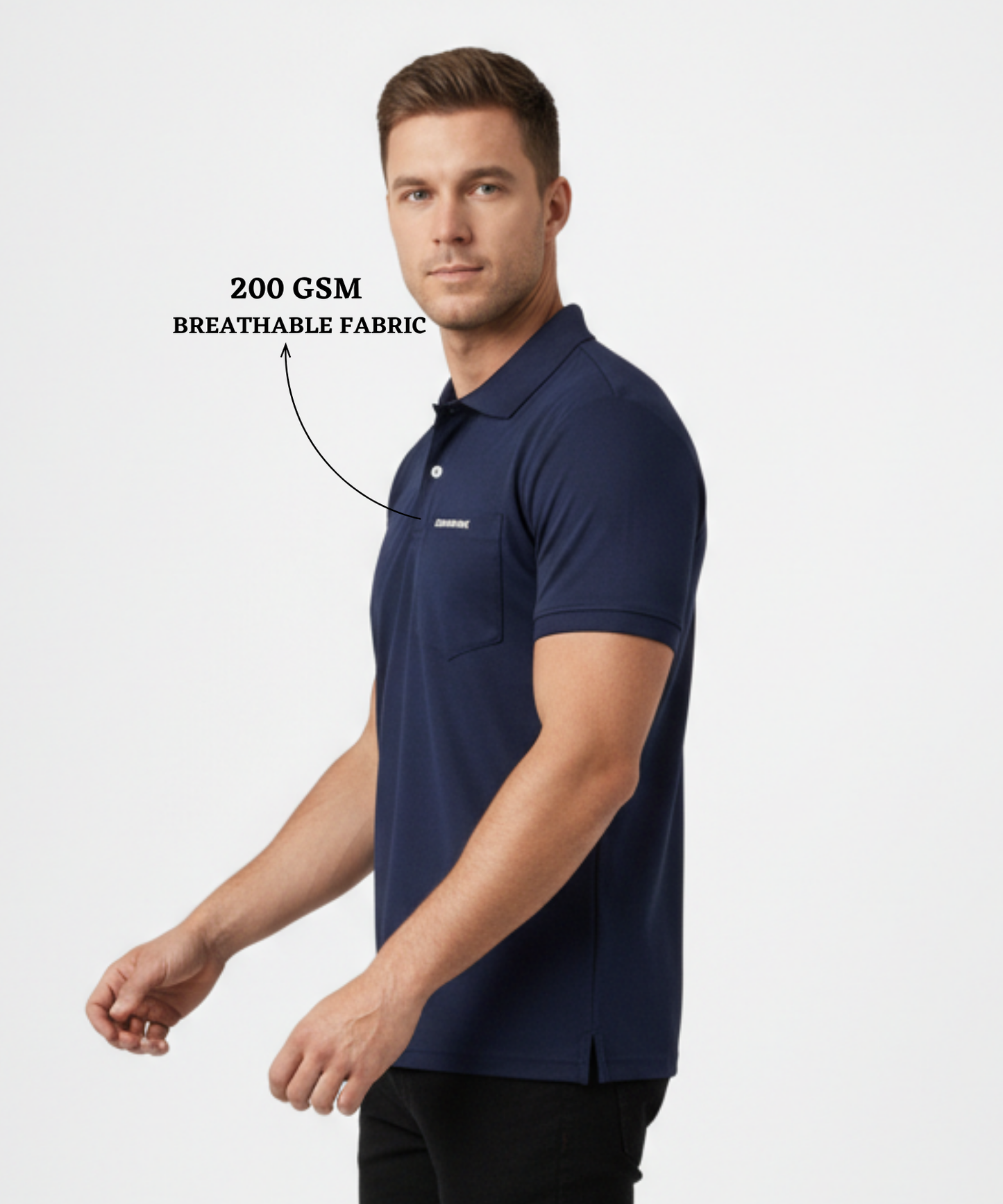 Imported Matty Lycra Polo T-Shirts (GSM 200)