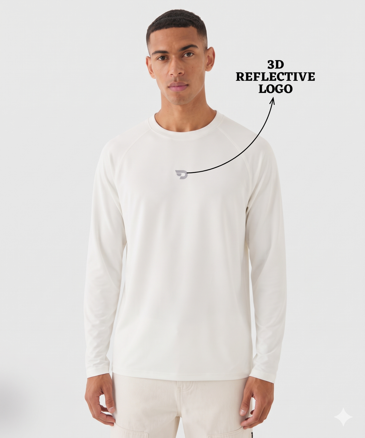 Denmonk Men's Imported Micro Bird Eye Raglan Full Sleeve T-Shirt | 180 GSM | Regular Fit