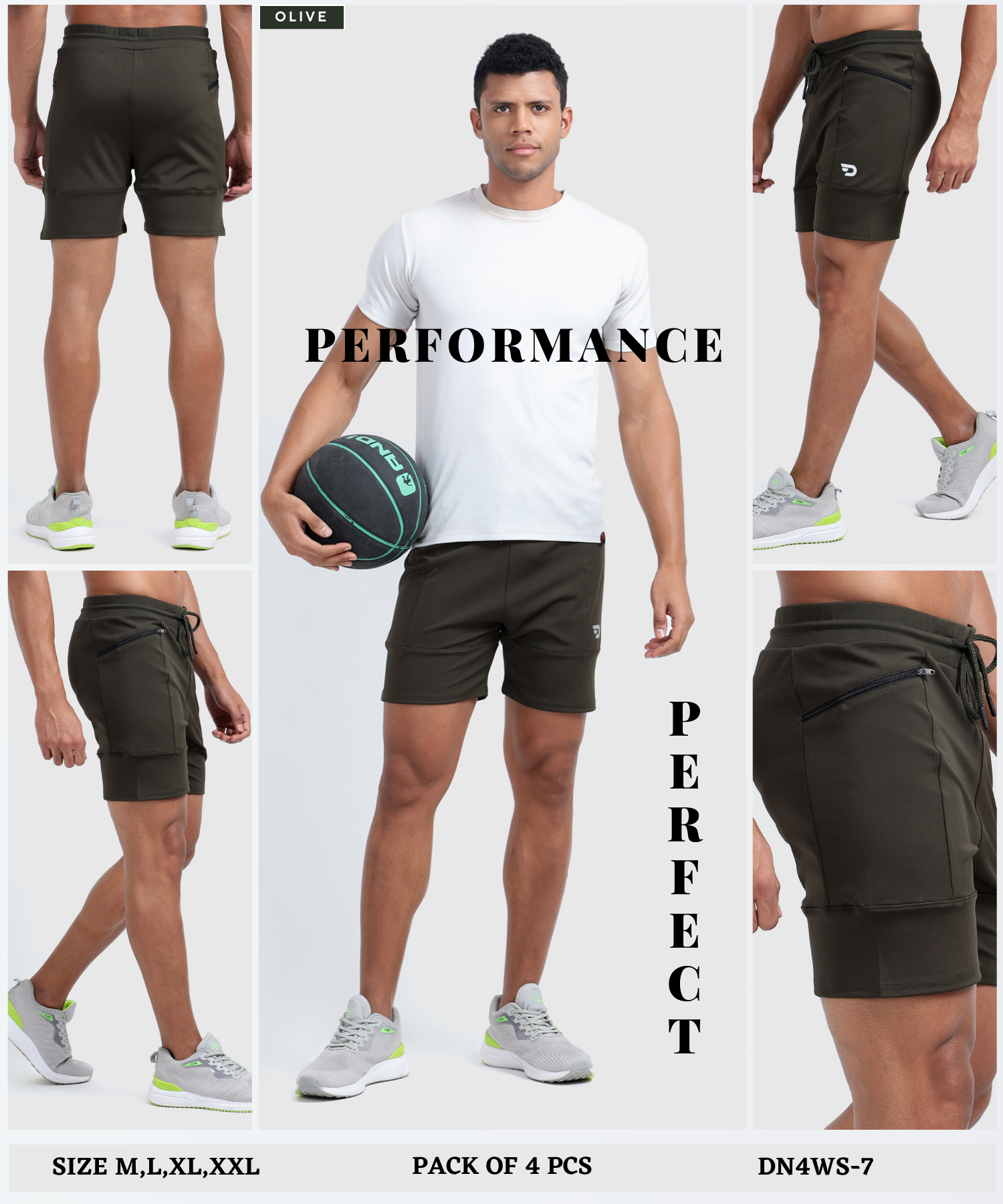 4way Taiwan Lycra HalfPant - B2BZONE