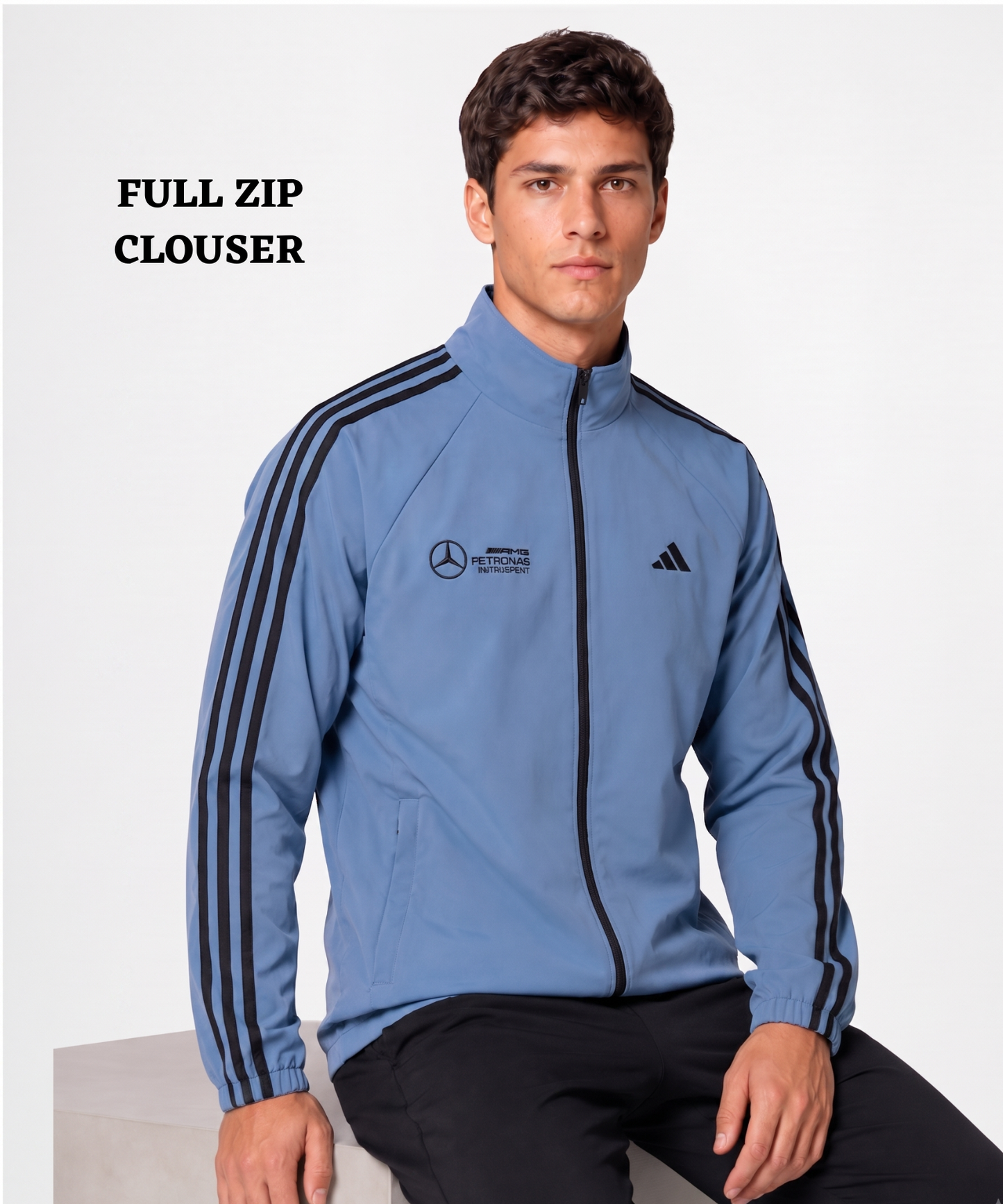 Men's Premium Imported Nylon crush  Lycra Sports Jacket | Without Inner Fabric