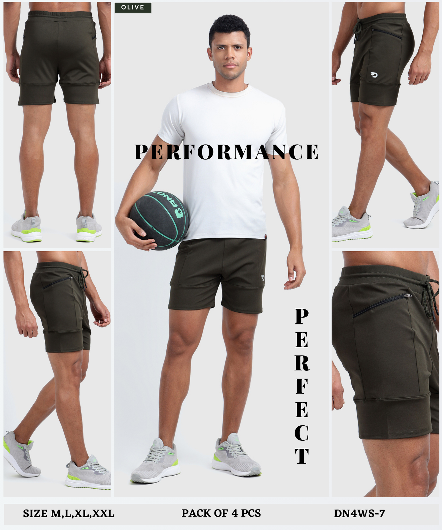 4way Taiwan Lycra HalfPant - B2BZONE