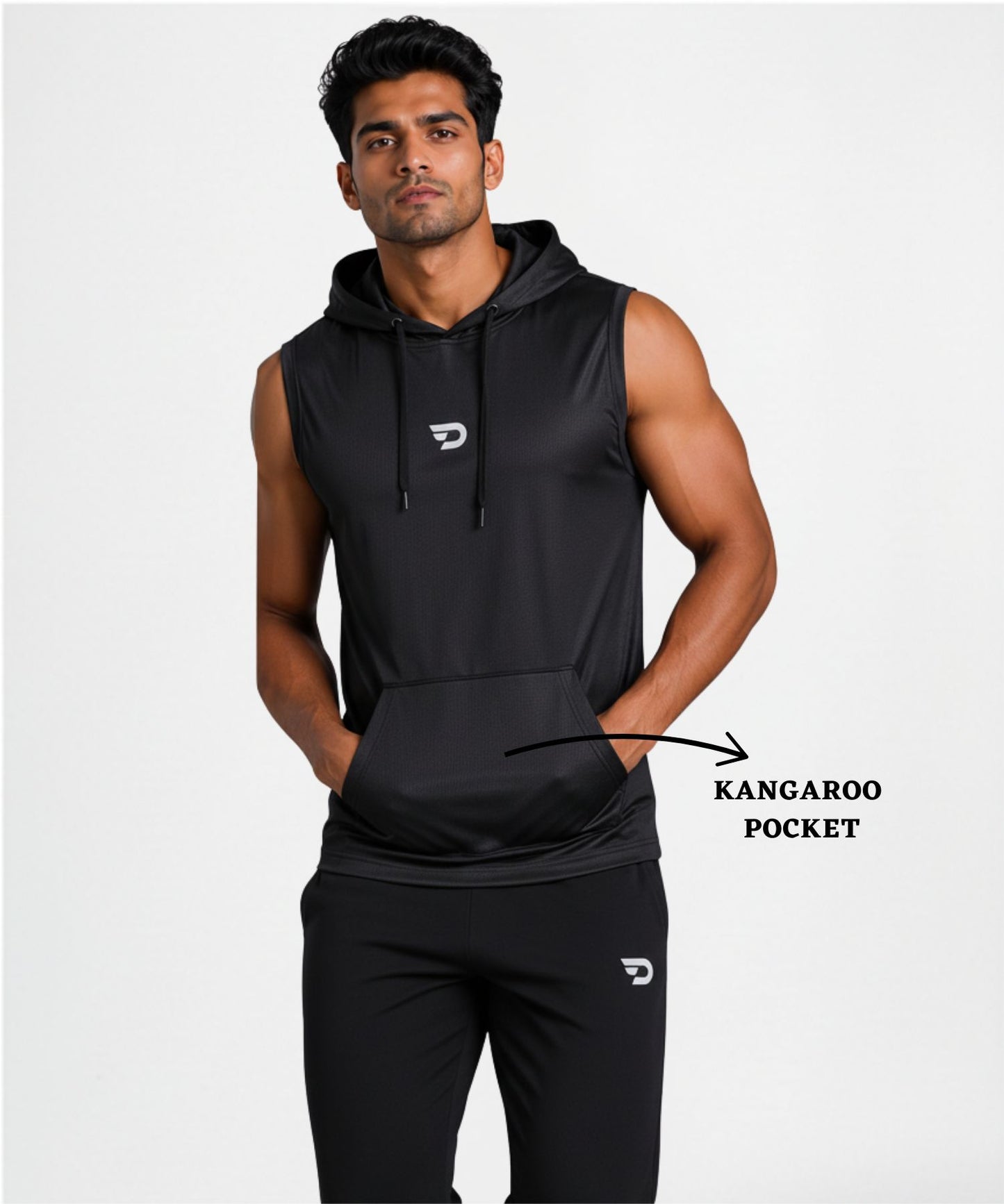 Men’s Sportswear Hooded Sando in Reebok Knit Lycra Fabric (GSM 180)