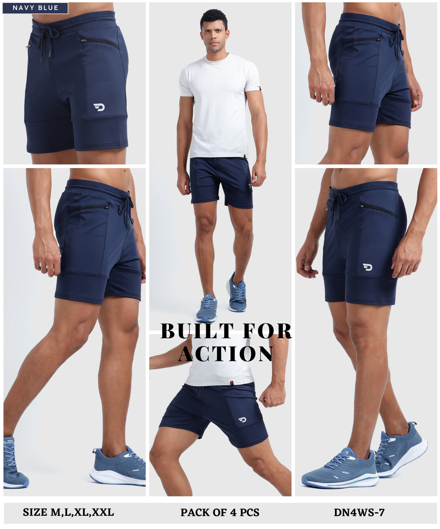 4way Taiwan Lycra HalfPant - B2BZONE