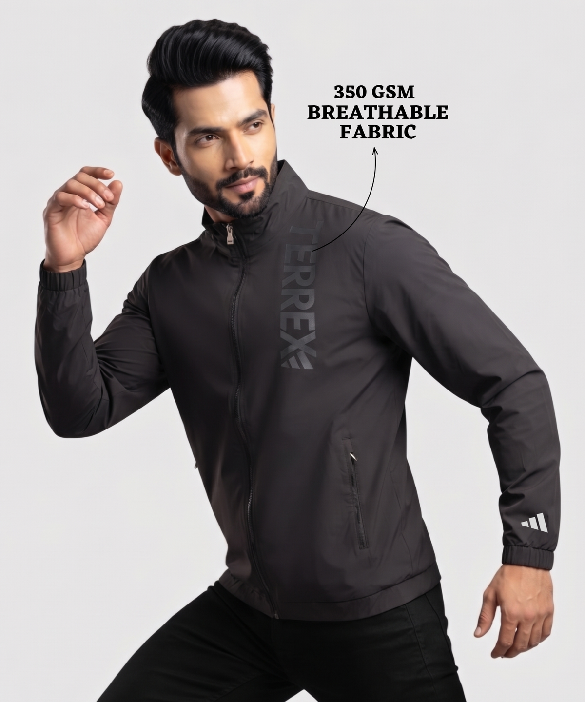 Imported Premium Feather Touch Windcheater Jackets With Inner Linning | 350 gsm | Regular Fit