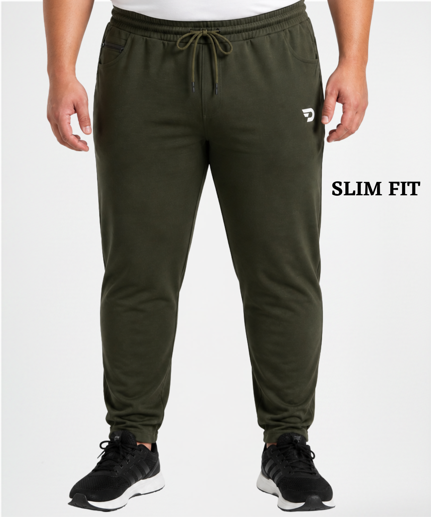 D-Pocket Plus Size Trackpant – Imported Dobby Lycra ( 280 GSM )