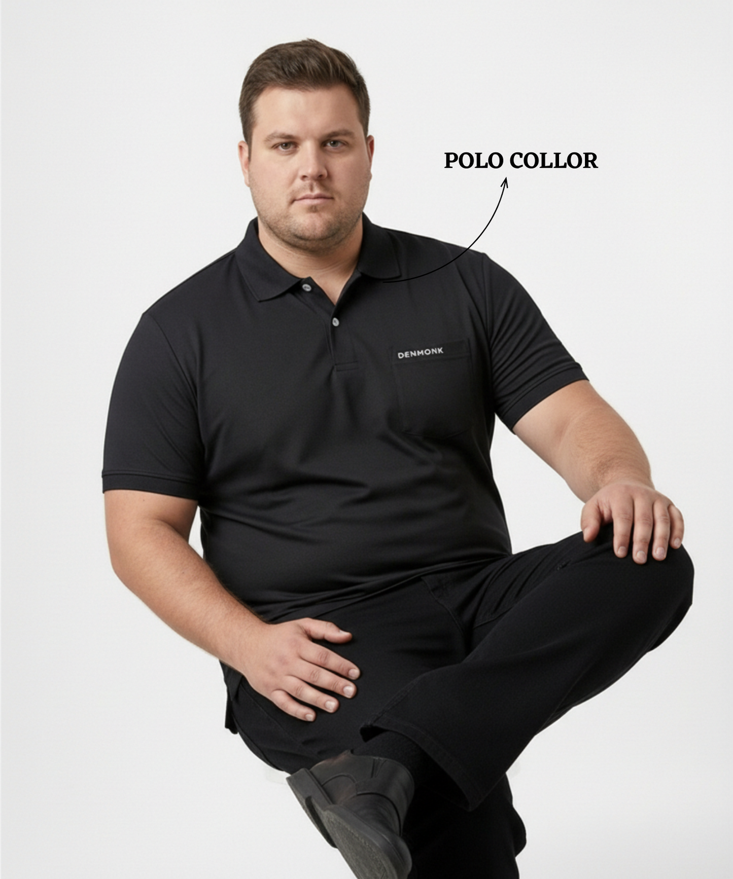Imported Matty Lycra Polo T-Shirt – Plus Size | 200 GSM | With Mini Chest Pocket