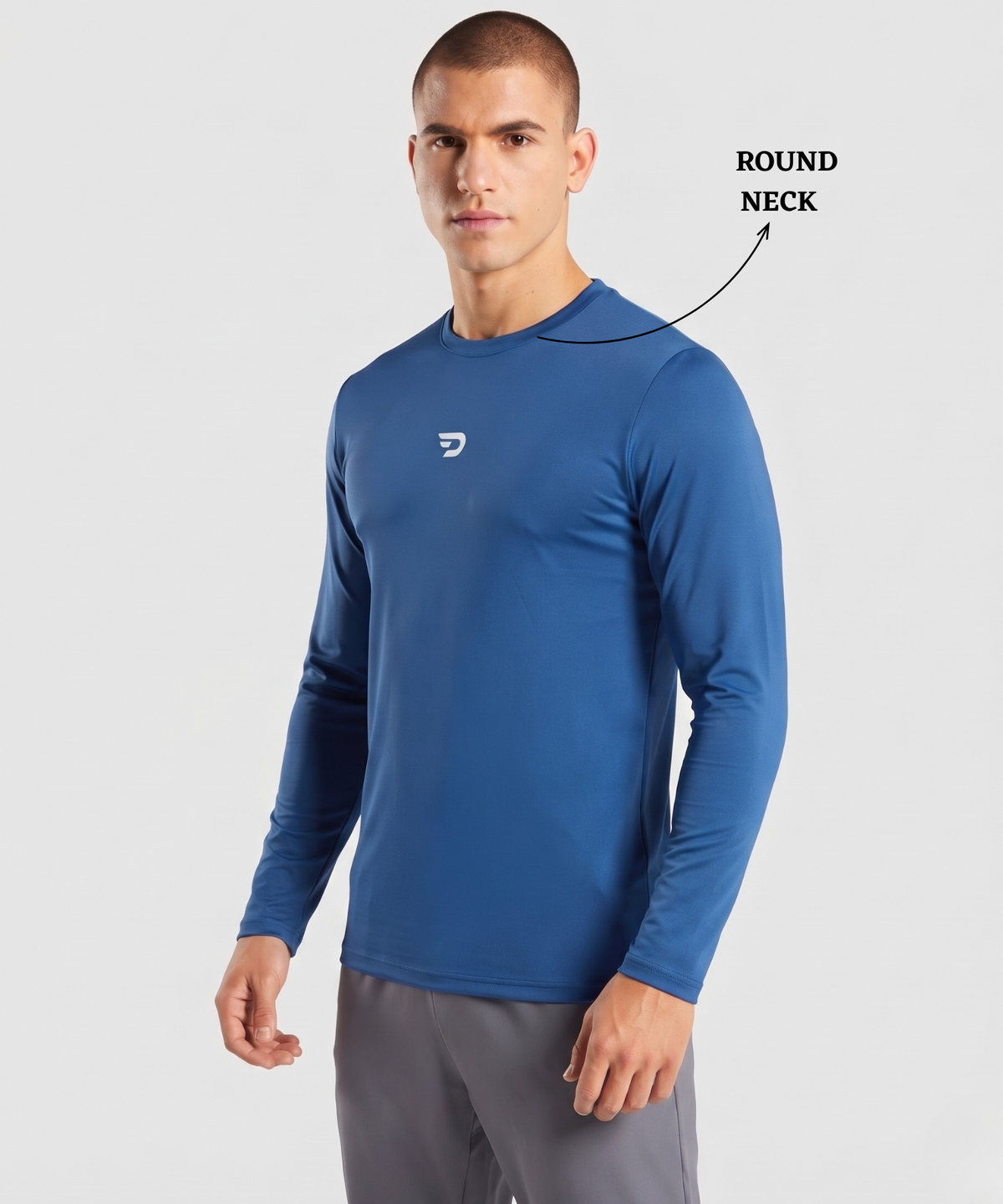 Denmonk Men's Imported Micro Aero Knit Full Sleeve T-Shirt | 180 GSM | Regular Fit