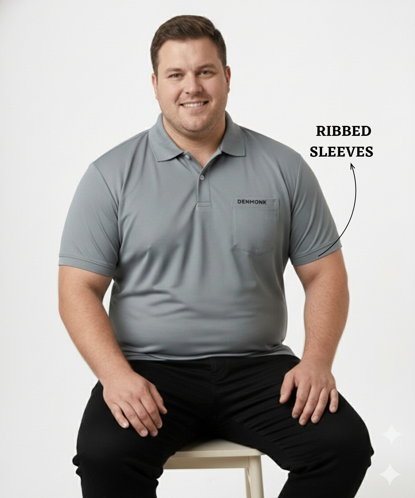 Imported Matty Lycra Polo T-Shirt – Plus Size | 200 GSM | With Mini Chest Pocket
