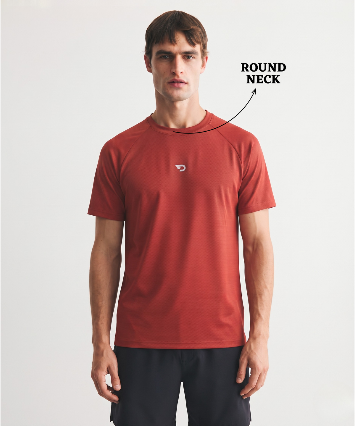 Denmonk Men's Imported Micro Aero Knit Reglan Half Sleeve T-Shirt | 180 GSM | Regular Fit