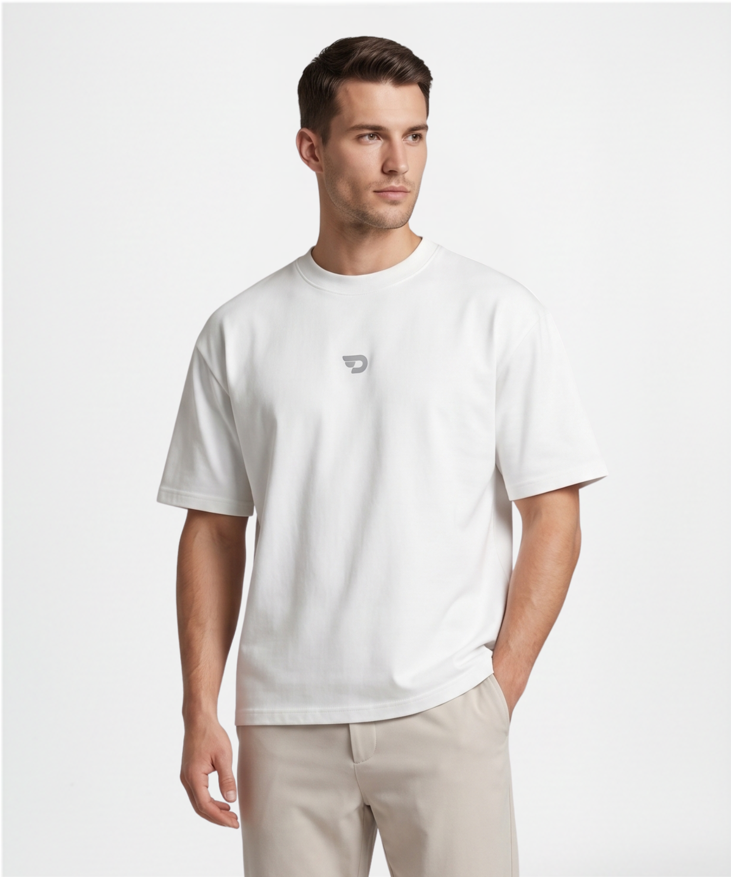 Men's Premium Cotton Feel Oversized Boxy T-Shirt | 230 GSM