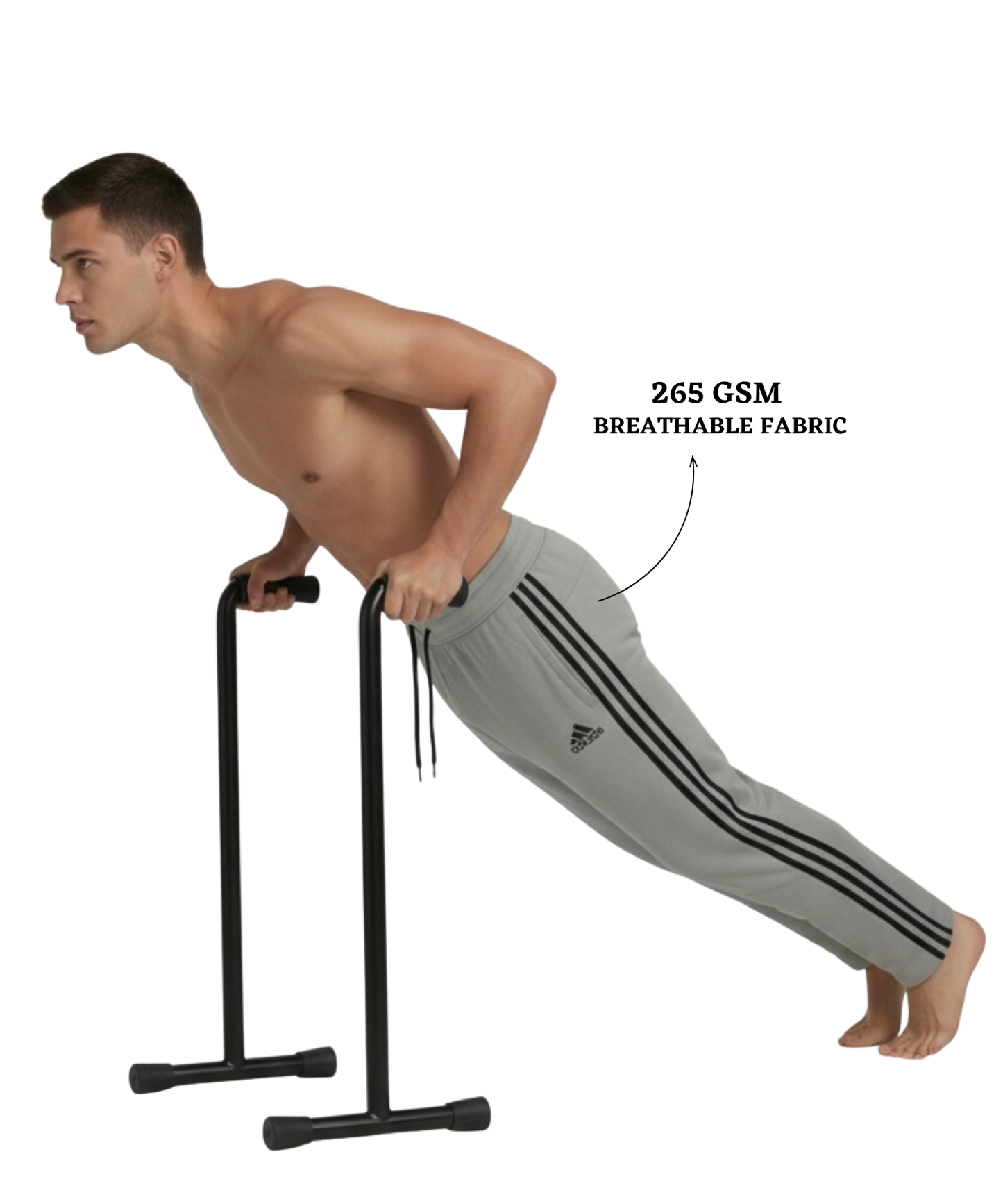 Premium Quality 100% Cotton Lycra Trackpant (GSM 250)