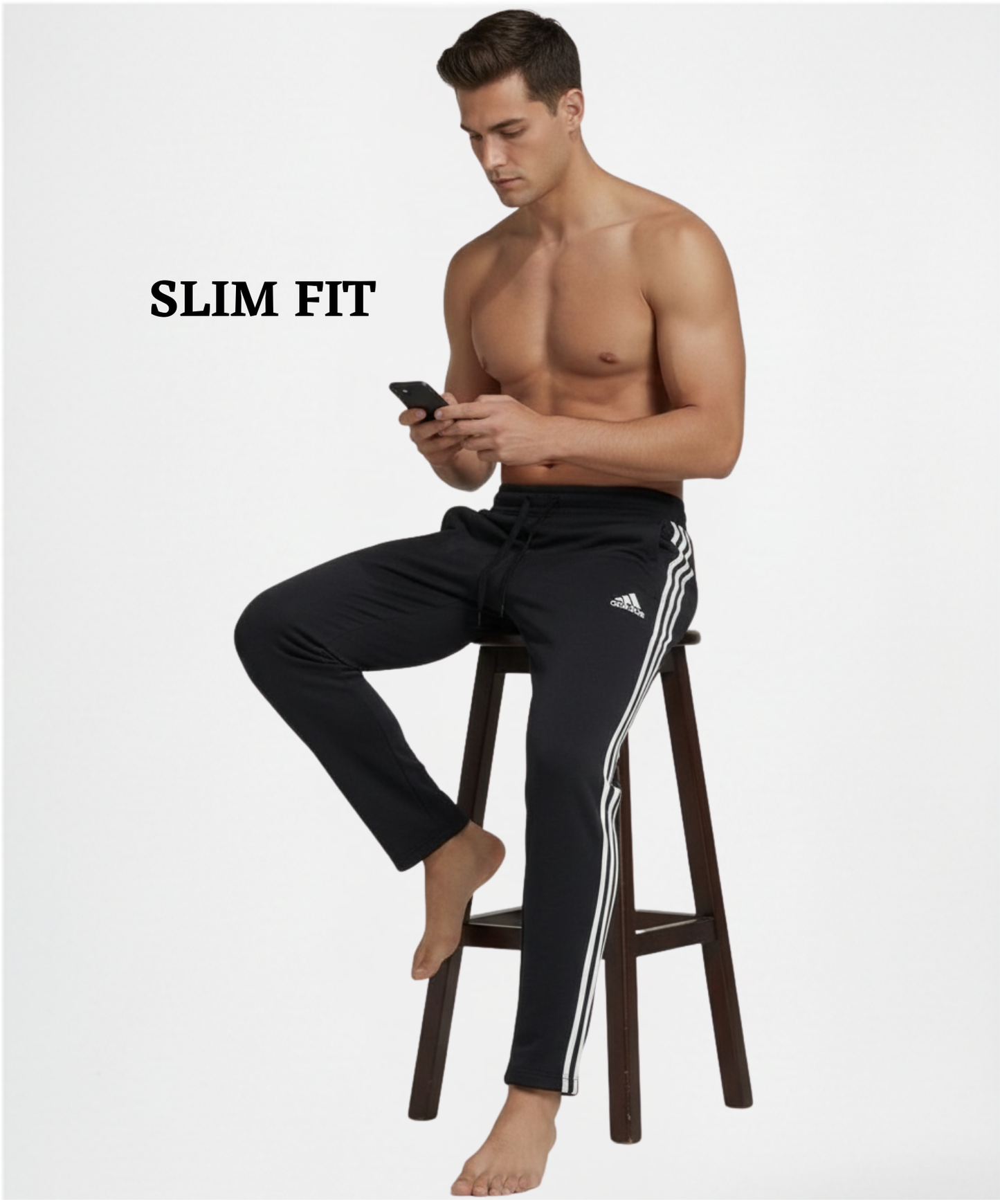 Premium Quality 100% Cotton Lycra Trackpant (GSM 250)