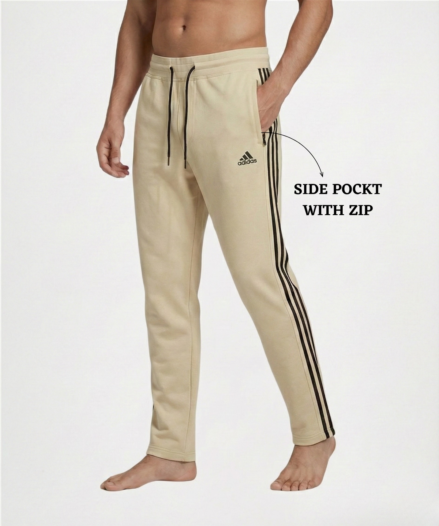 Premium Quality 100% Cotton Lycra Trackpant (GSM 250)