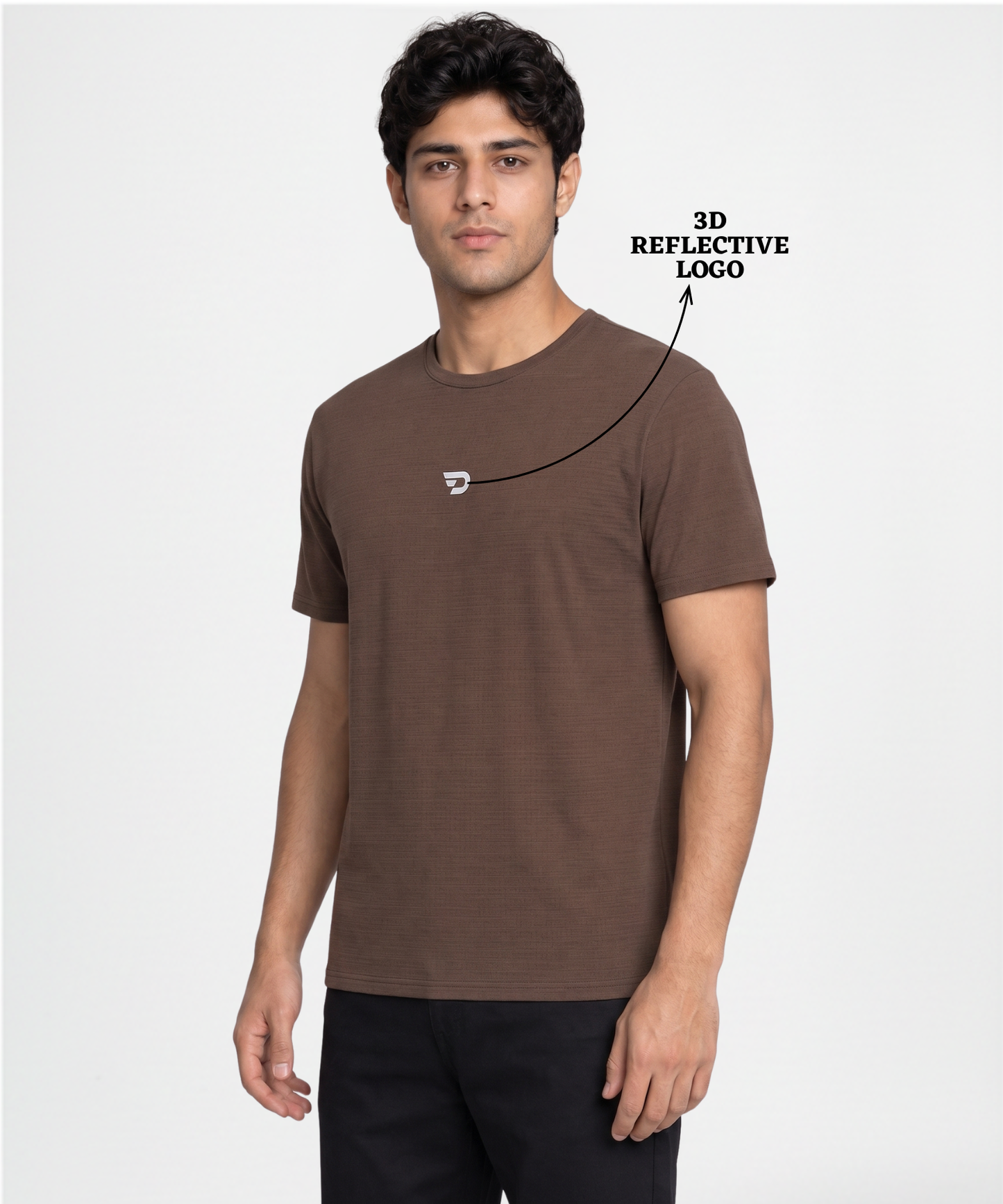 Men’s Imported Mesh Jacquard Lycra T-Shirt | 180 GSM | Regular Fit