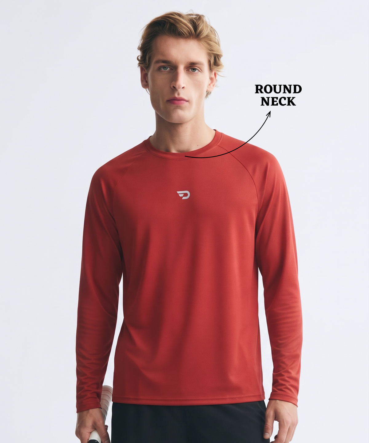 Denmonk Men's Imported Micro Aero Knit Raglan Full Sleeve T-Shirt | 180 GSM | Regular Fit
