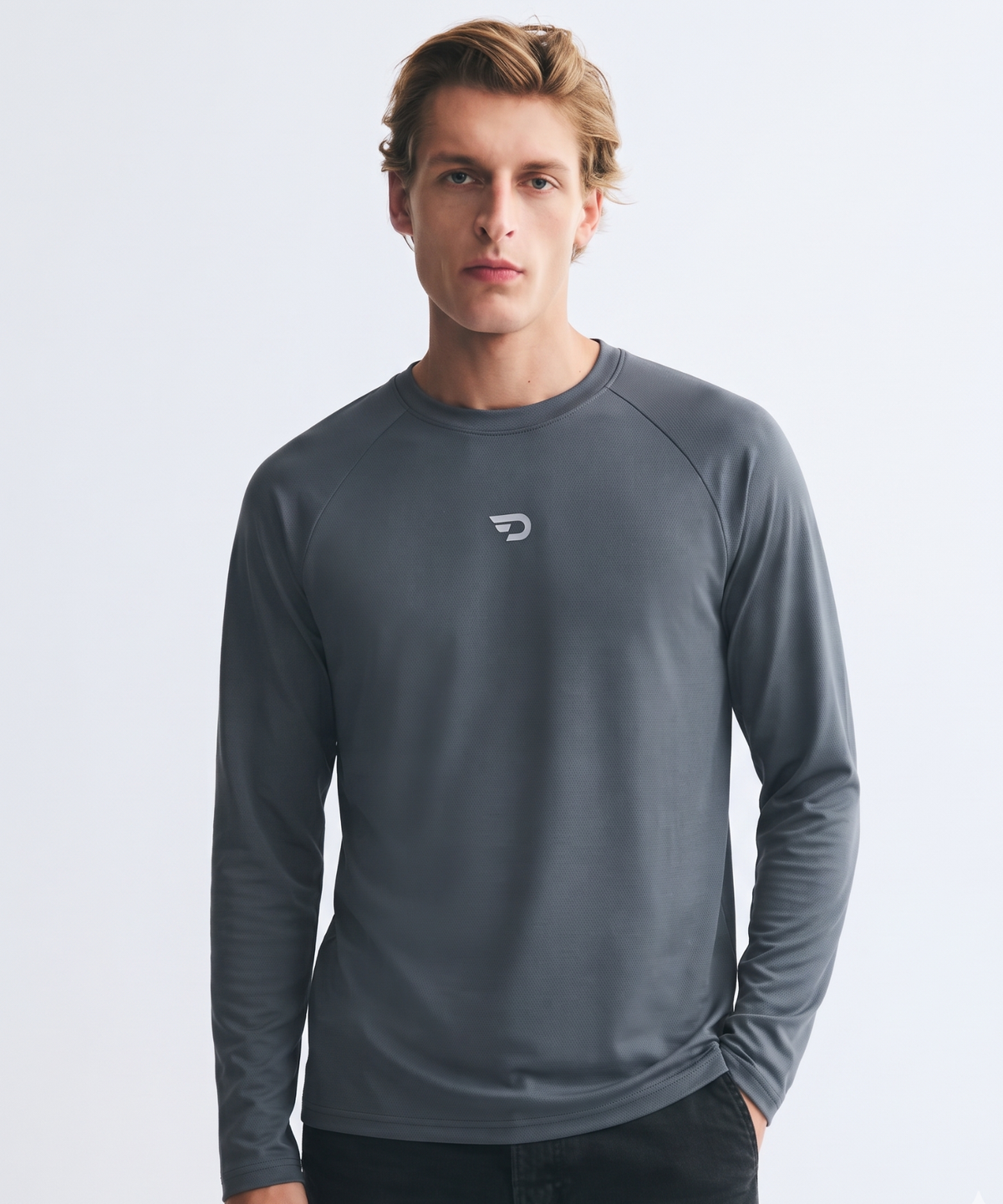 Denmonk Men's Imported Micro Aero Knit Raglan Full Sleeve T-Shirt | 180 GSM | Regular Fit