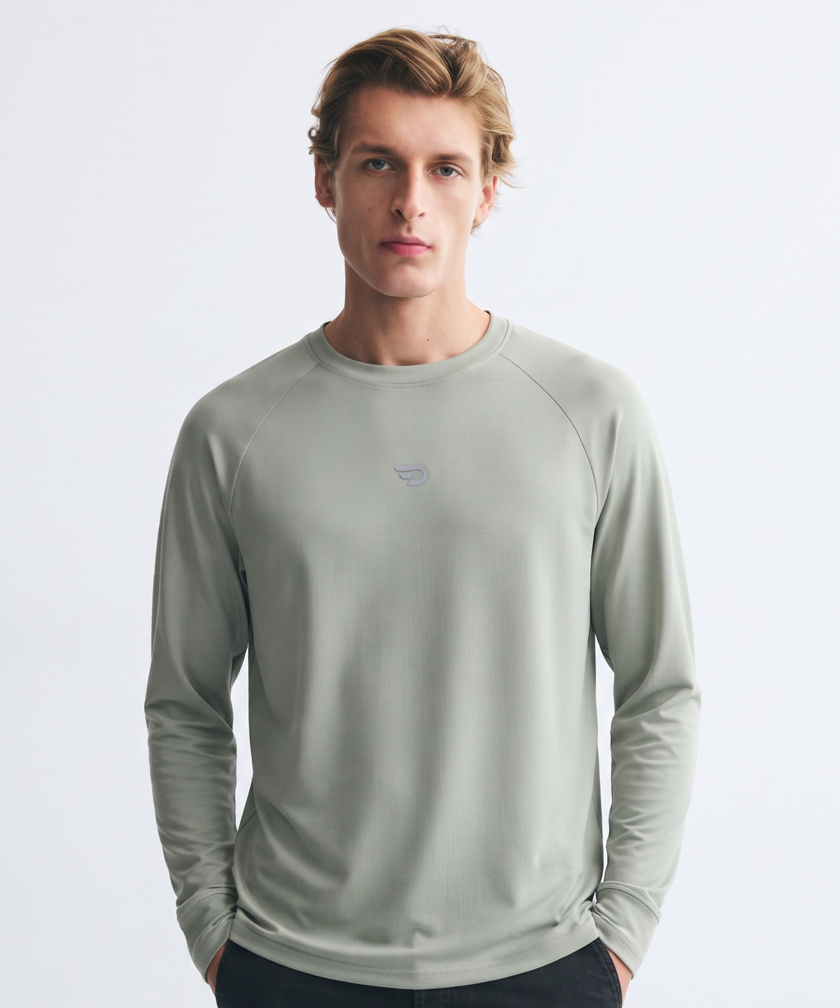 Denmonk Men's Imported Micro Aero Knit Raglan Full Sleeve T-Shirt | 180 GSM | Regular Fit