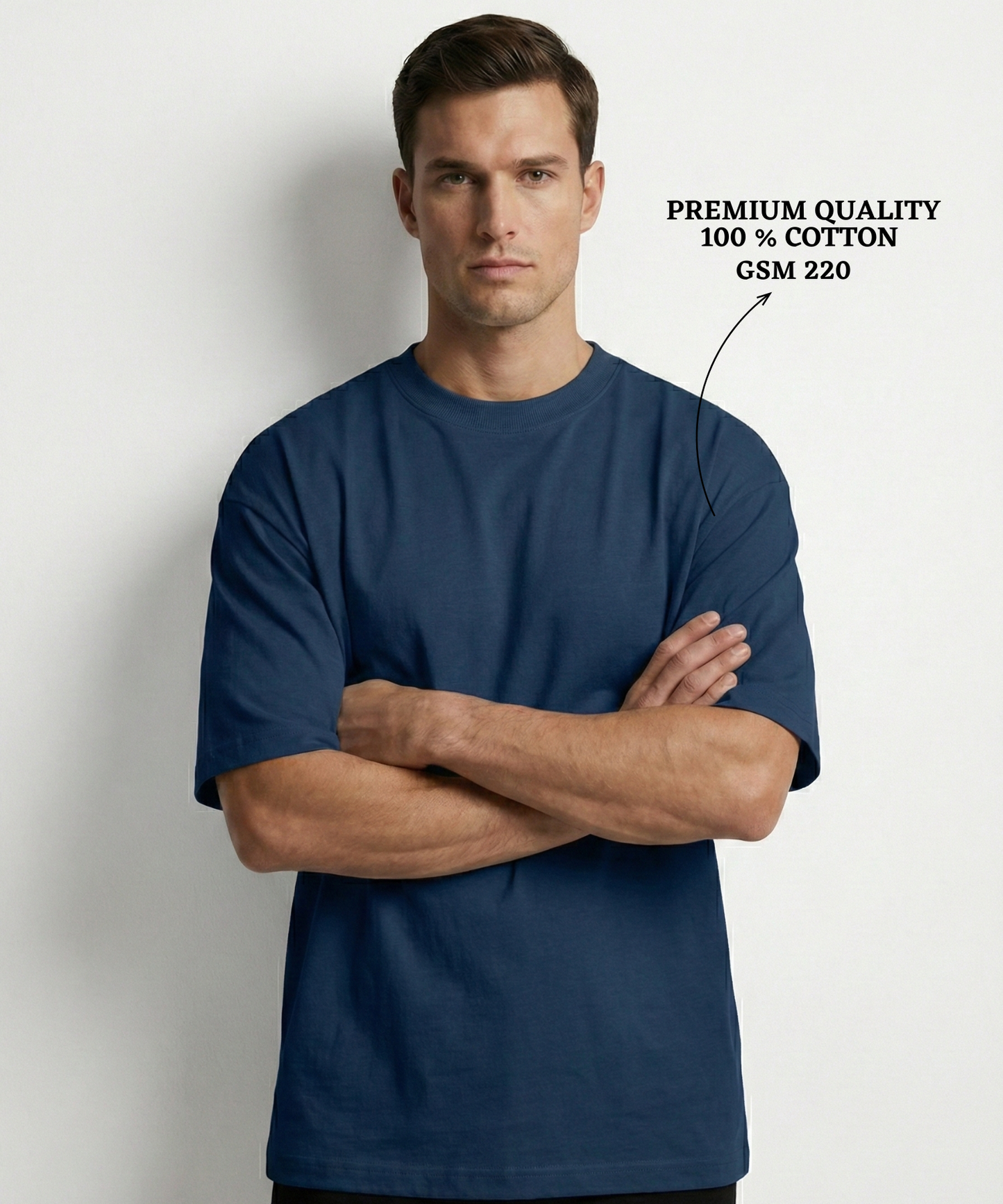Premium Quality 100% Cotton Lycra T-Shirts (GSM 220) | DOD