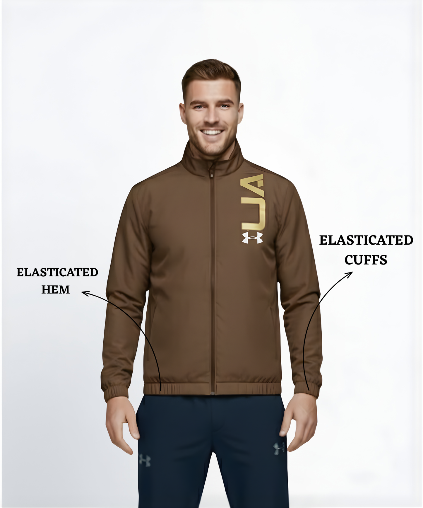Imported Premium Feather Touch Windcheater Jackets With Inner Linning Fabric | 350 gsm | Regular Fit