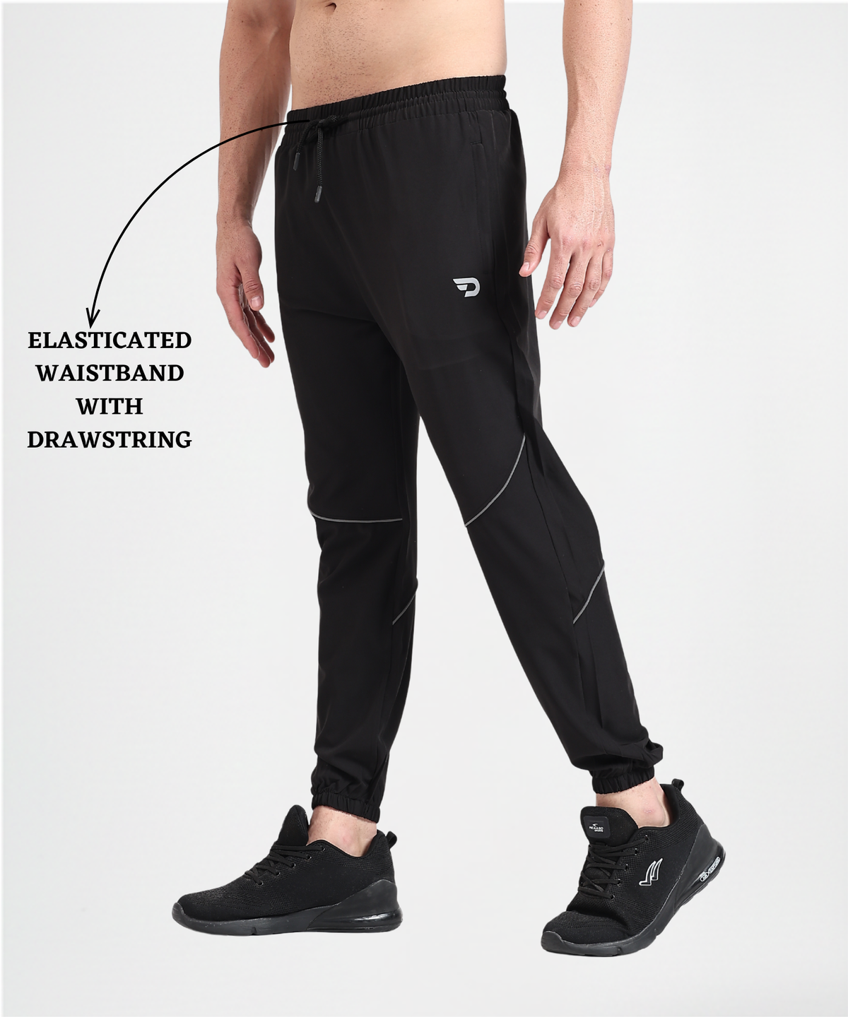 Everyday Stretch Track Pants - Imported Ns Parachute Lycra Lower | 20% Lycra 145 GSM | Reglar Fit