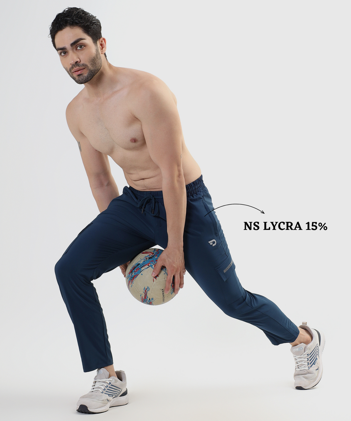 Cargo Style Trackpant – Imported Ns Parachute Lycra  | 145 GSM, 20% Lycra | Slim Fit
