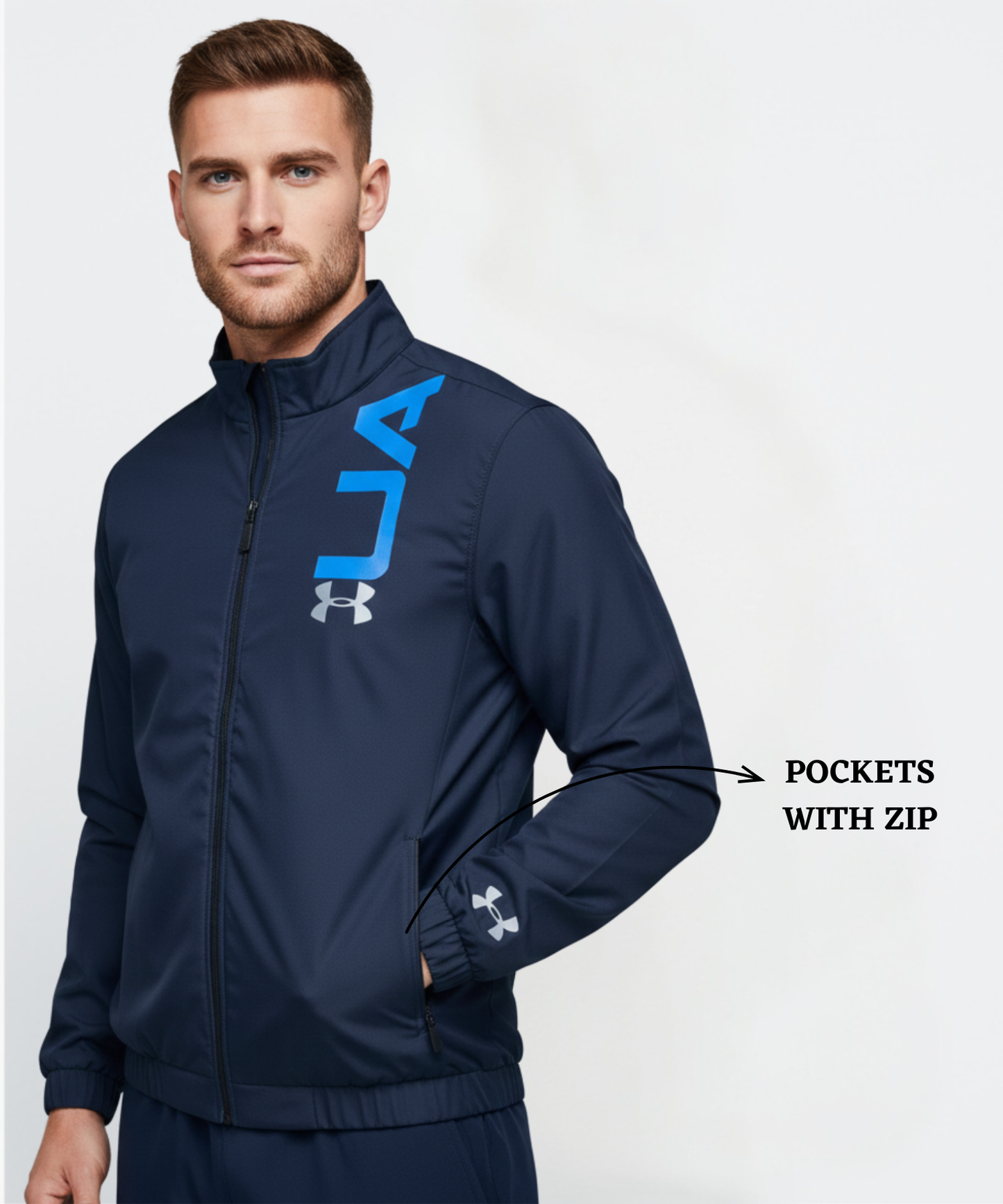 Imported Premium Feather Touch Windcheater Jackets With Inner Linning Fabric | 350 gsm | Regular Fit