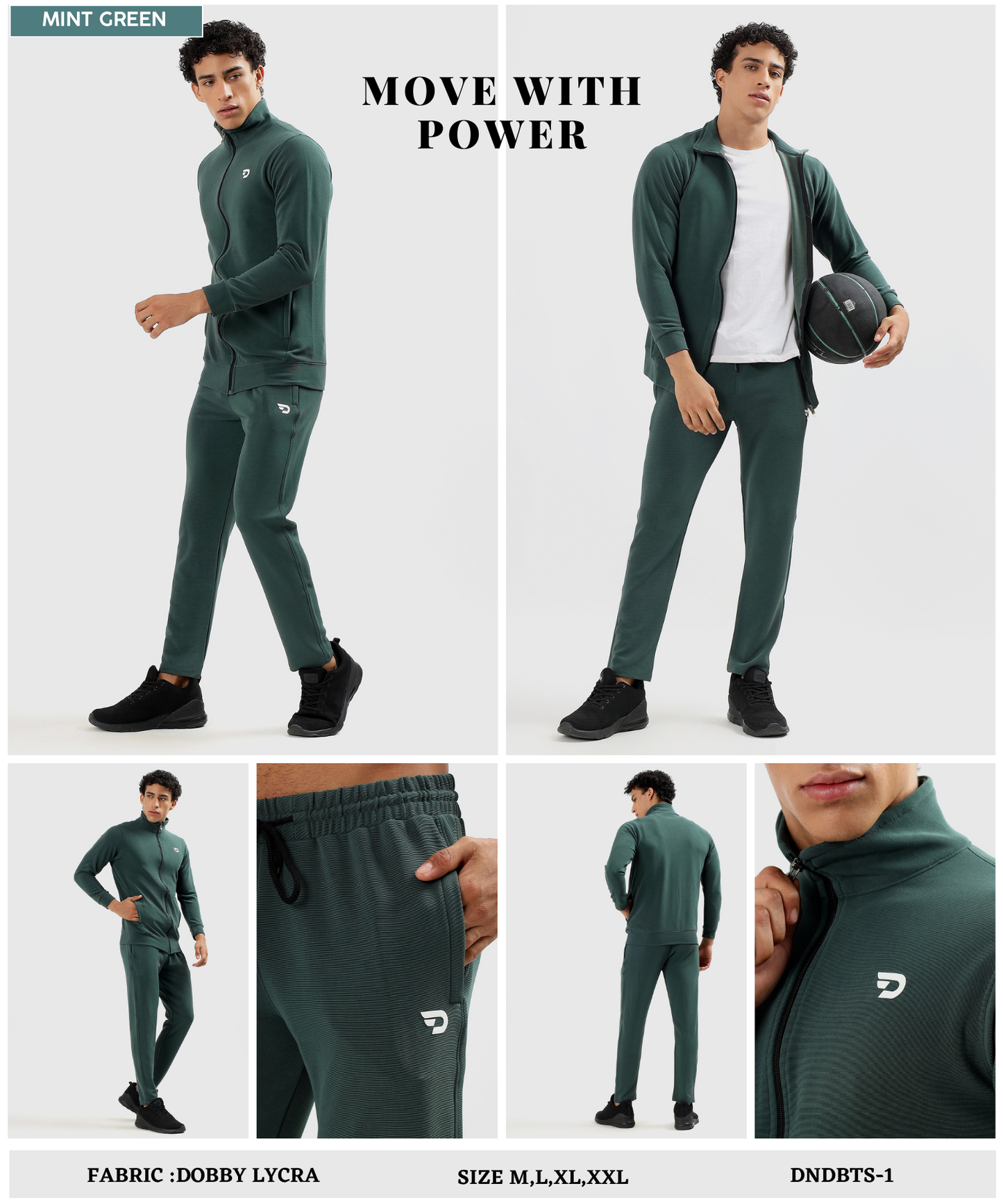 ProMotion Tracksuit – Imported Dobby Lycra | GSM 290
