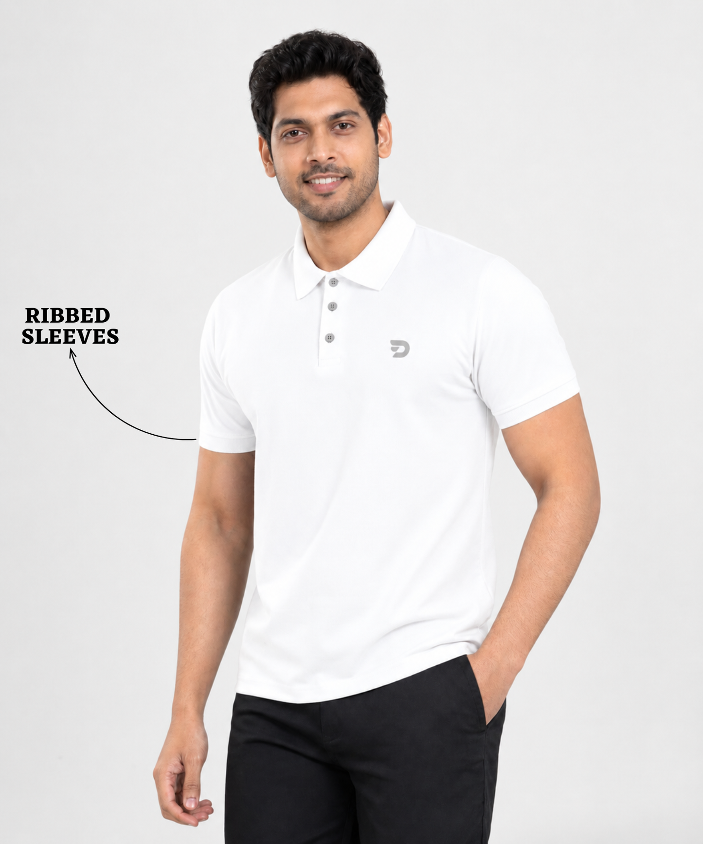 Premium Cotton Feel Plain Polo T-Shirt for Men | 200 GSM | Regular Fit