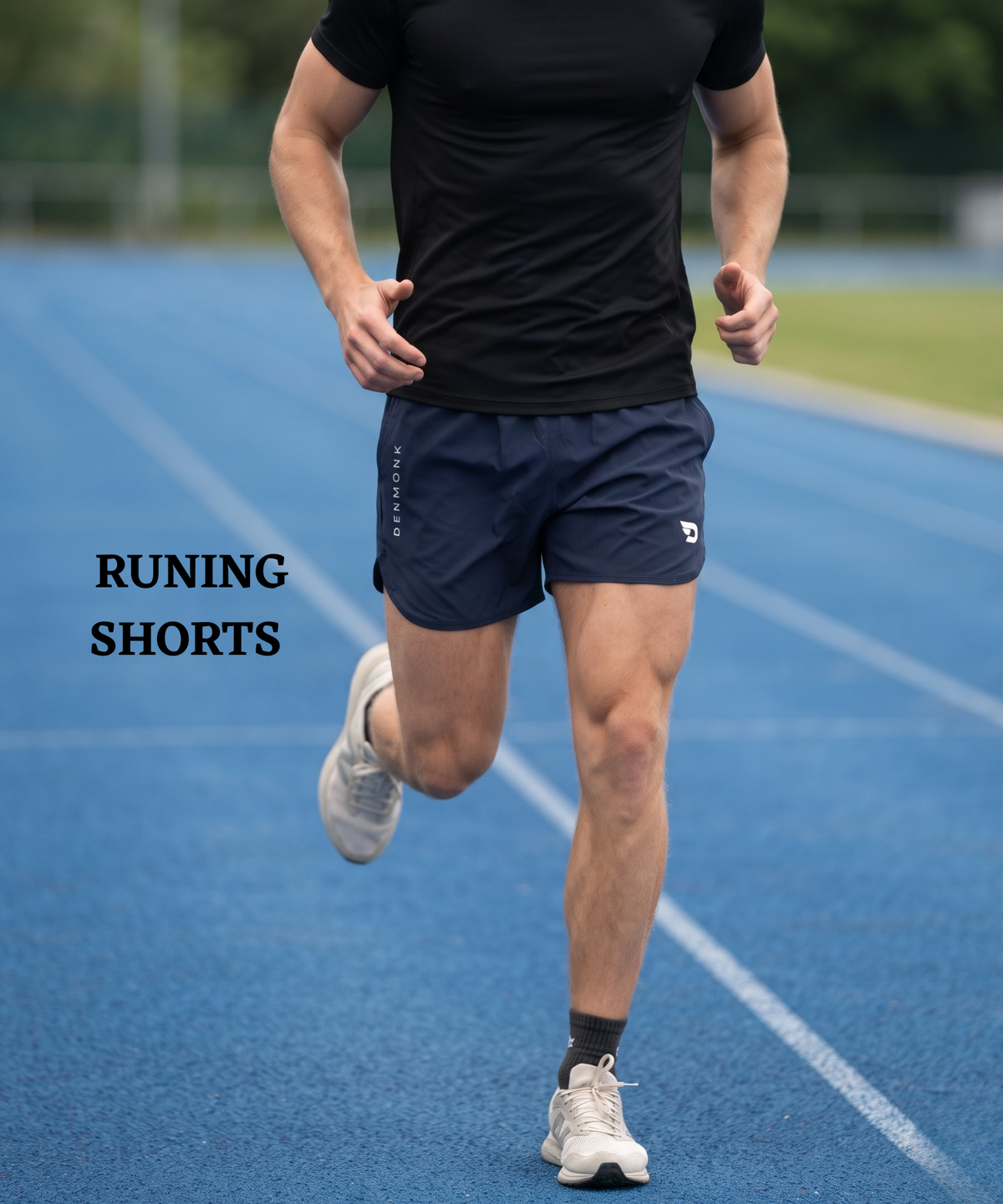 Denmonk Men's Imported Ns Lycra Running Shorts  |145 GSM | Regular Fit