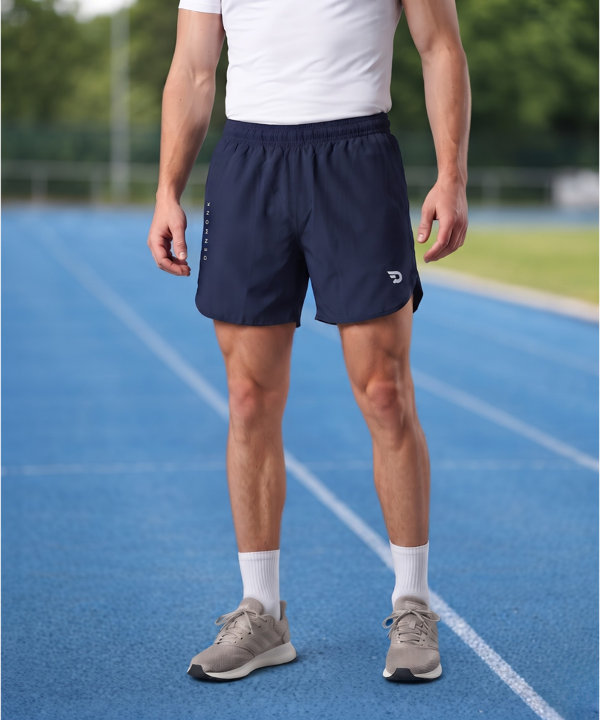Denmonk Men's Imported Ns Lycra Running Shorts  |145 GSM | Regular Fit