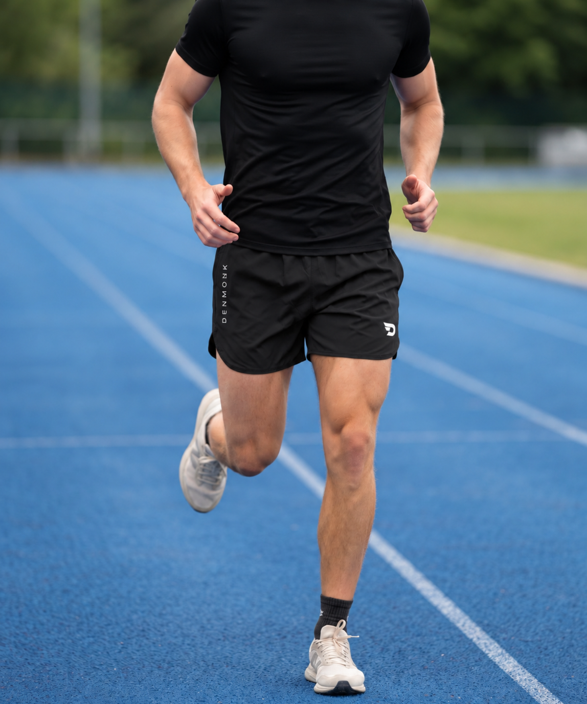 Denmonk Men's Imported Ns Lycra Running Shorts  |145 GSM | Regular Fit