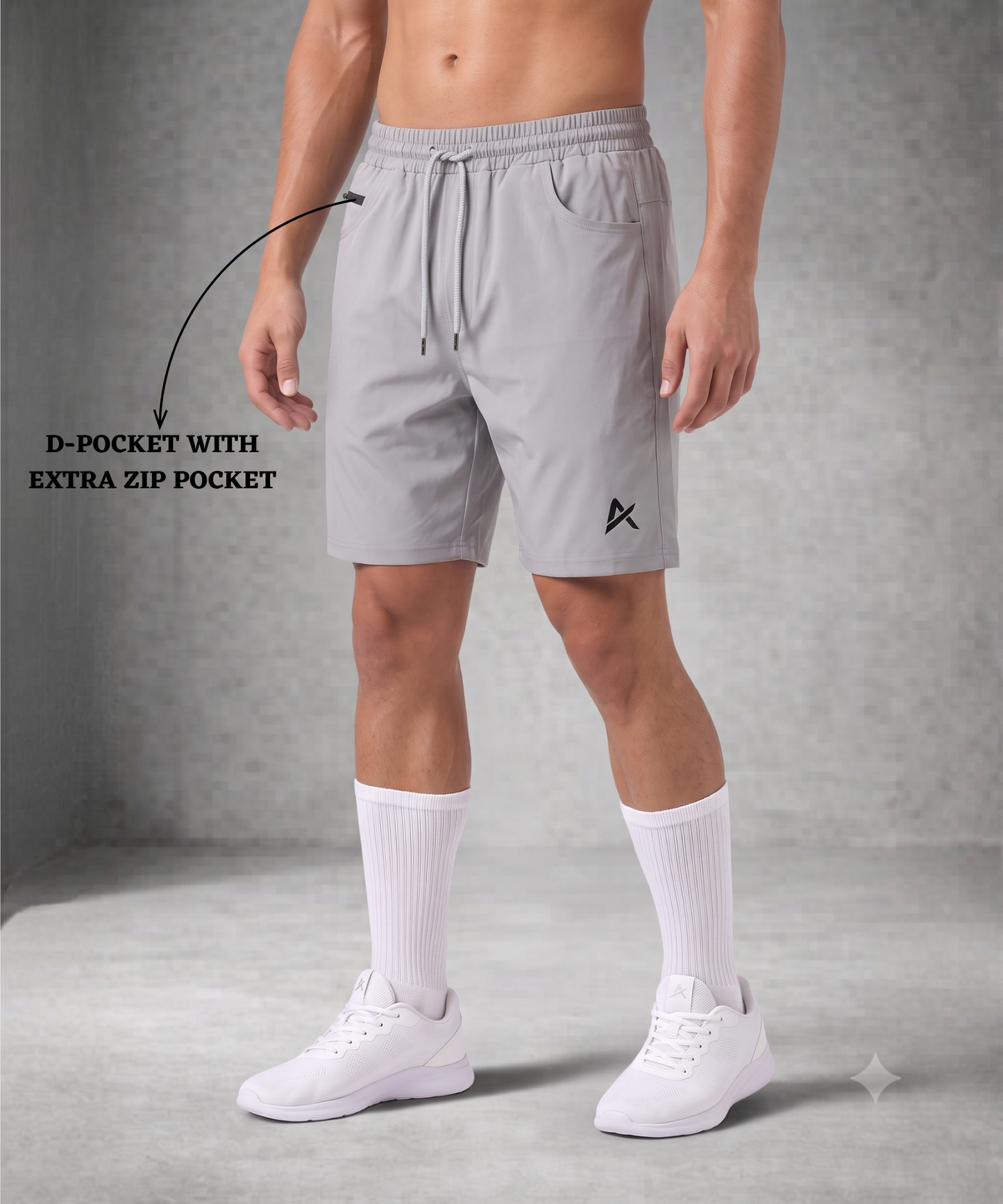 Imported NS Parachute Lycra  Shorts 12% Lycra | 130 GSM | Regular Fit | Athvix Active Wear By Denmonk