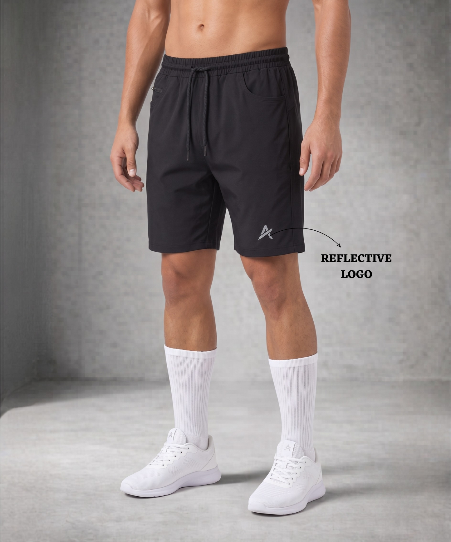 Imported NS Parachute Lycra  Shorts 12% Lycra | 130 GSM | Regular Fit | Athvix Active Wear By Denmonk