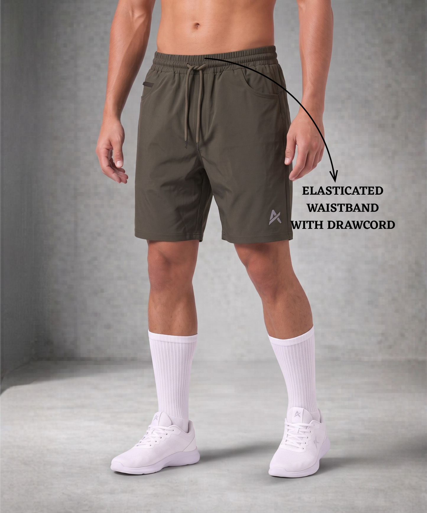 Imported NS Parachute Lycra  Shorts 12% Lycra | 130 GSM | Regular Fit | Athvix Active Wear By Denmonk