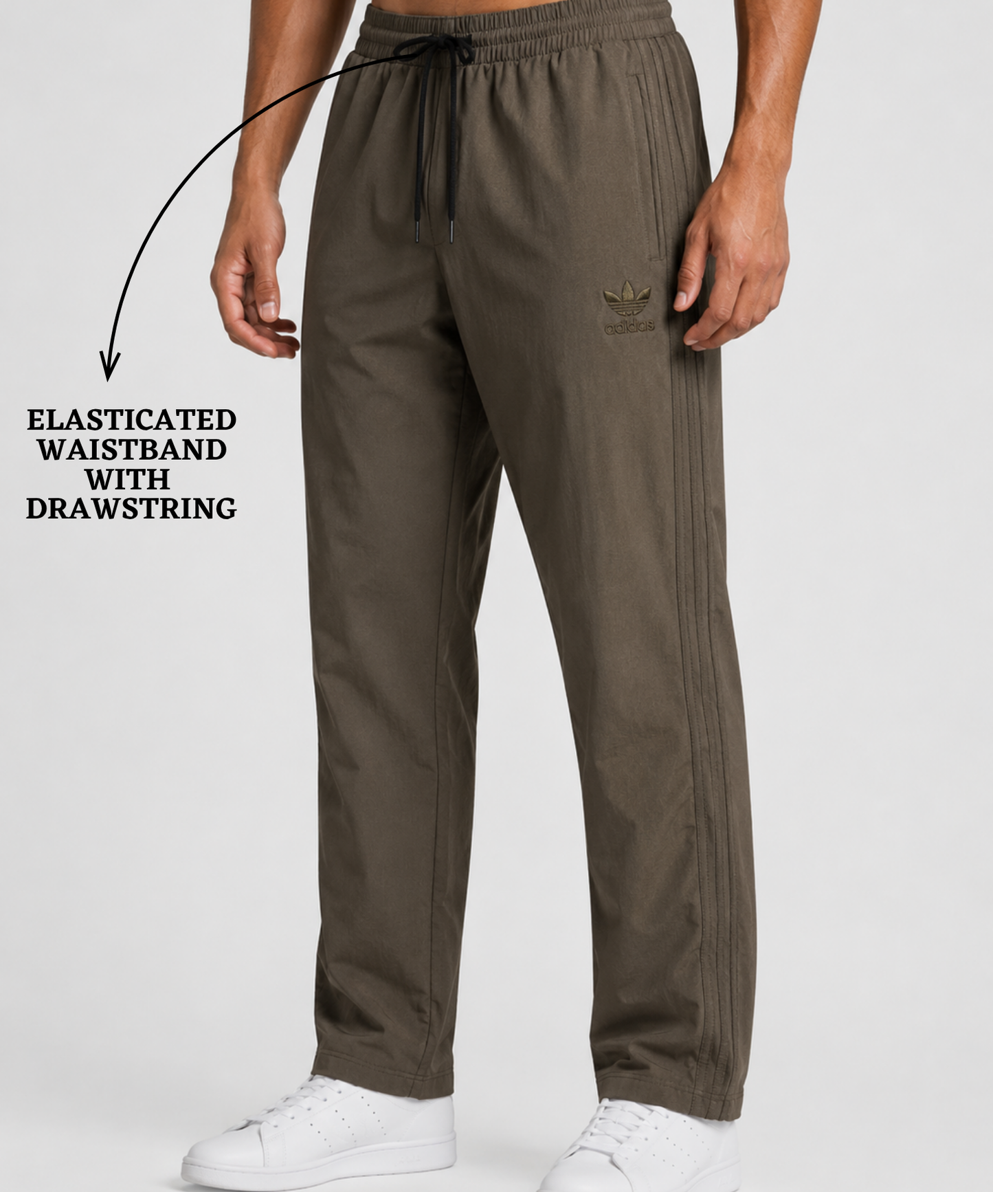 Imported Ns Terry Lycra Trackpant (GSM 180-190)| 3 Strip Design with Same Color