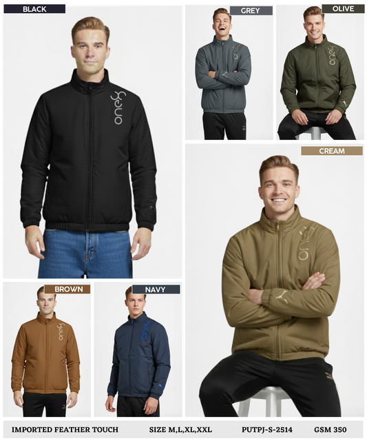 Imported Premium Feather touch Waterproof Windcheater (GSM 350)| Rice-knit fabric inside